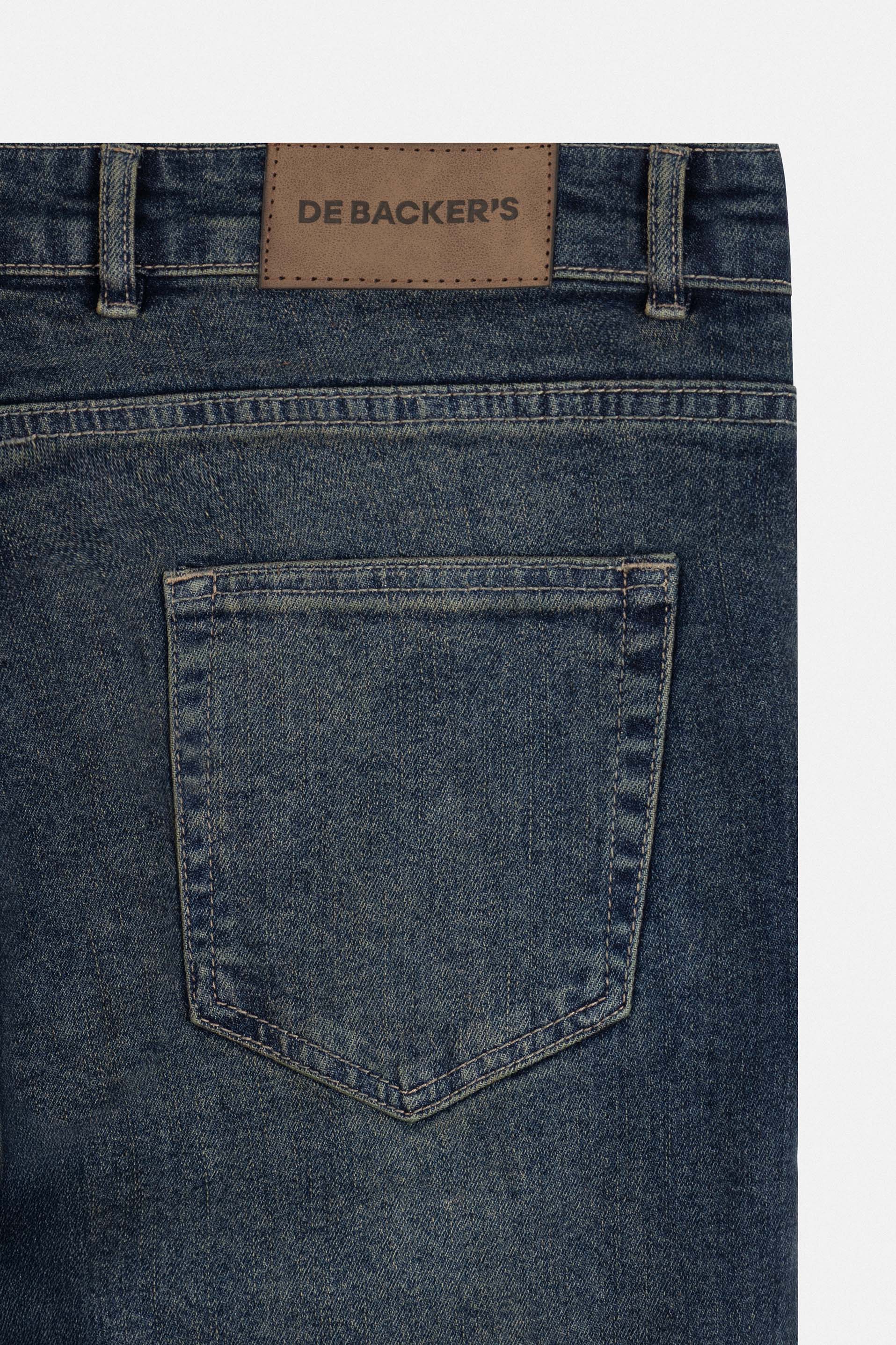 Deep Indigo Blue Wash Jeans