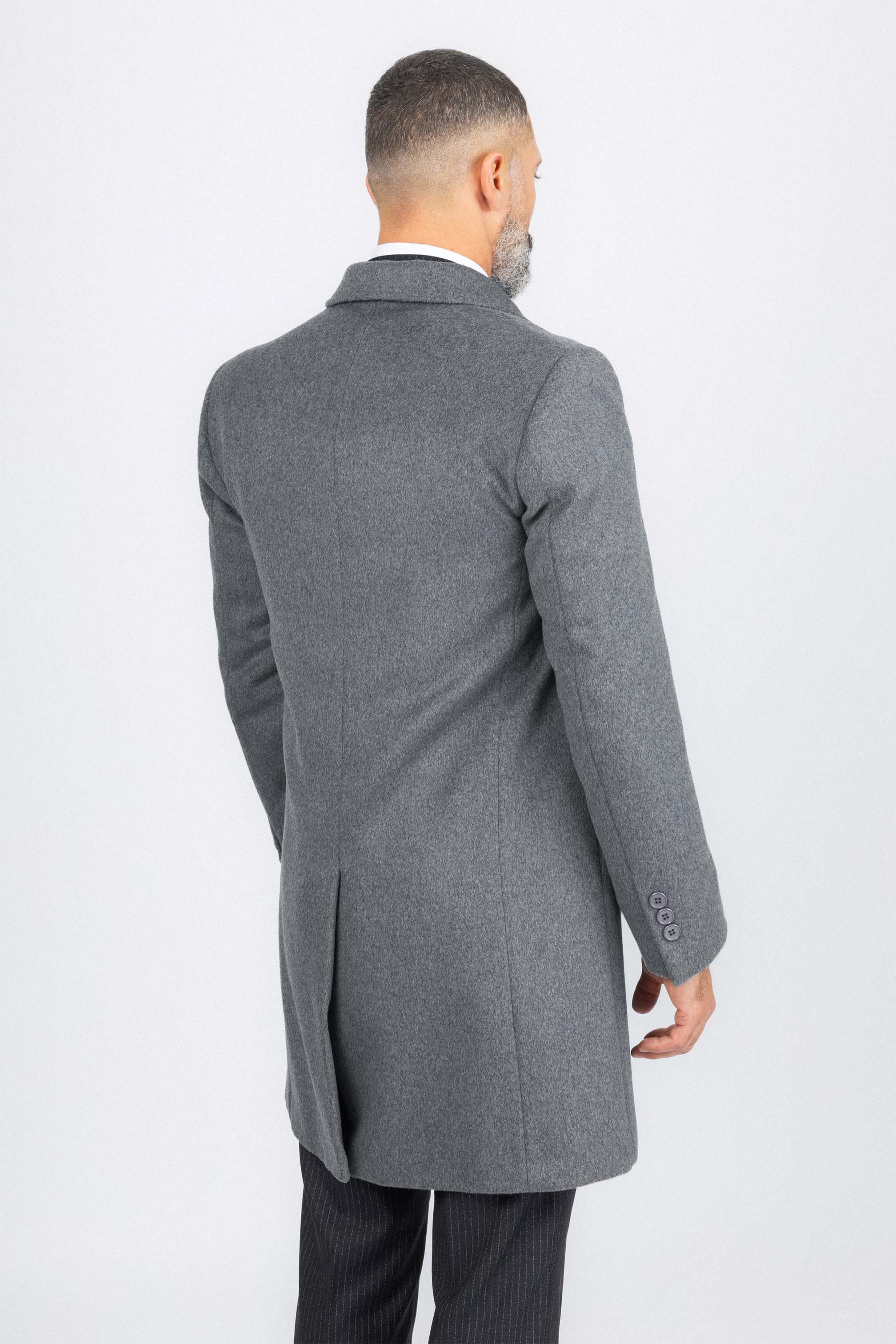Gray Felt Classic Coat