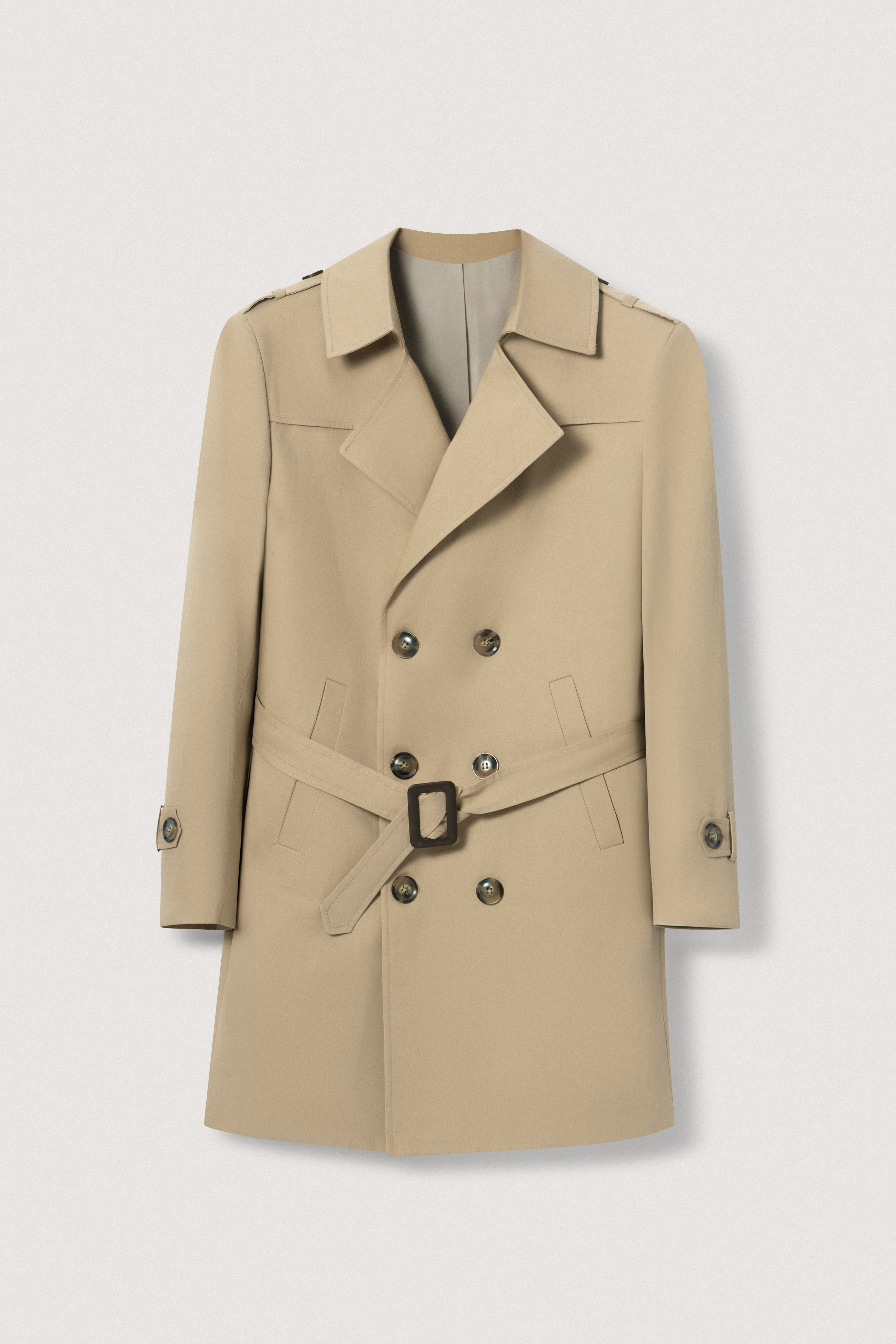 Caramel Tan Trench Coat