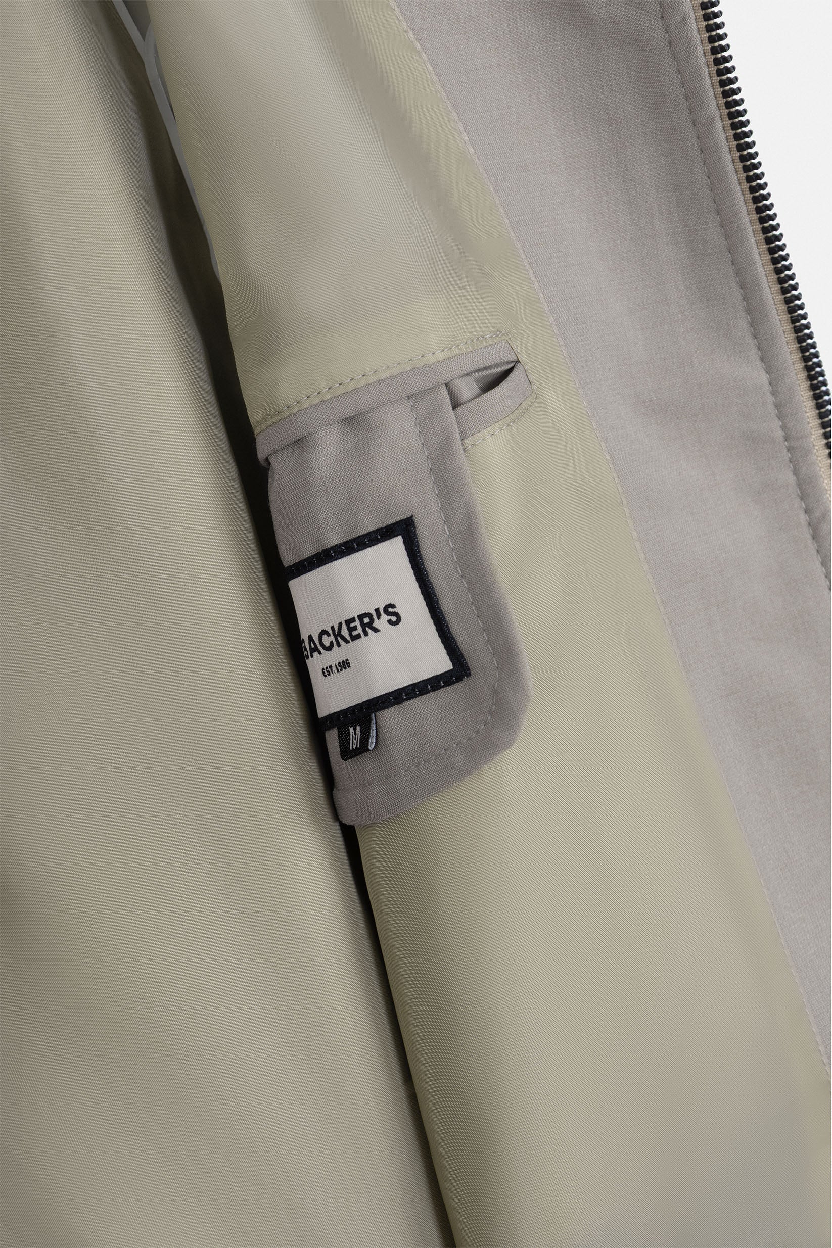 Beige Zip-Up Vest