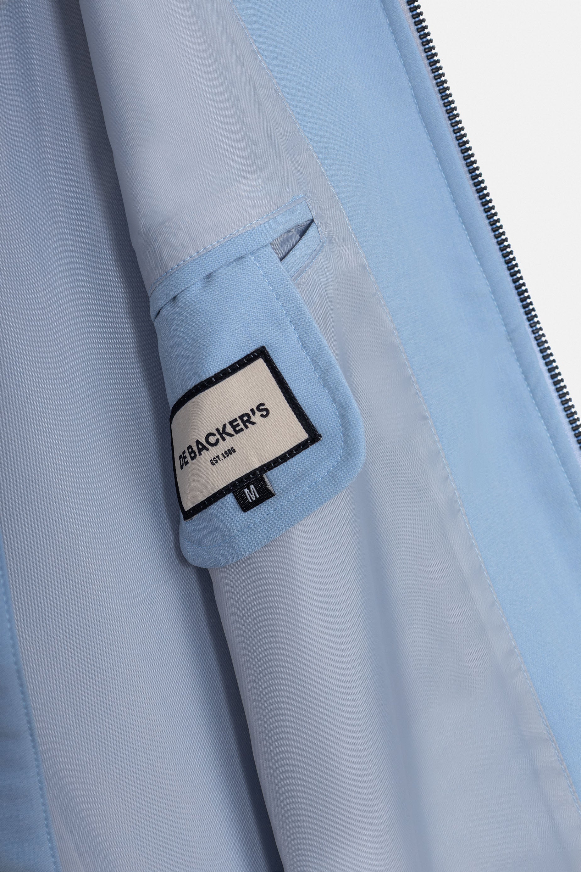 Light Blue Zip-Up Vest