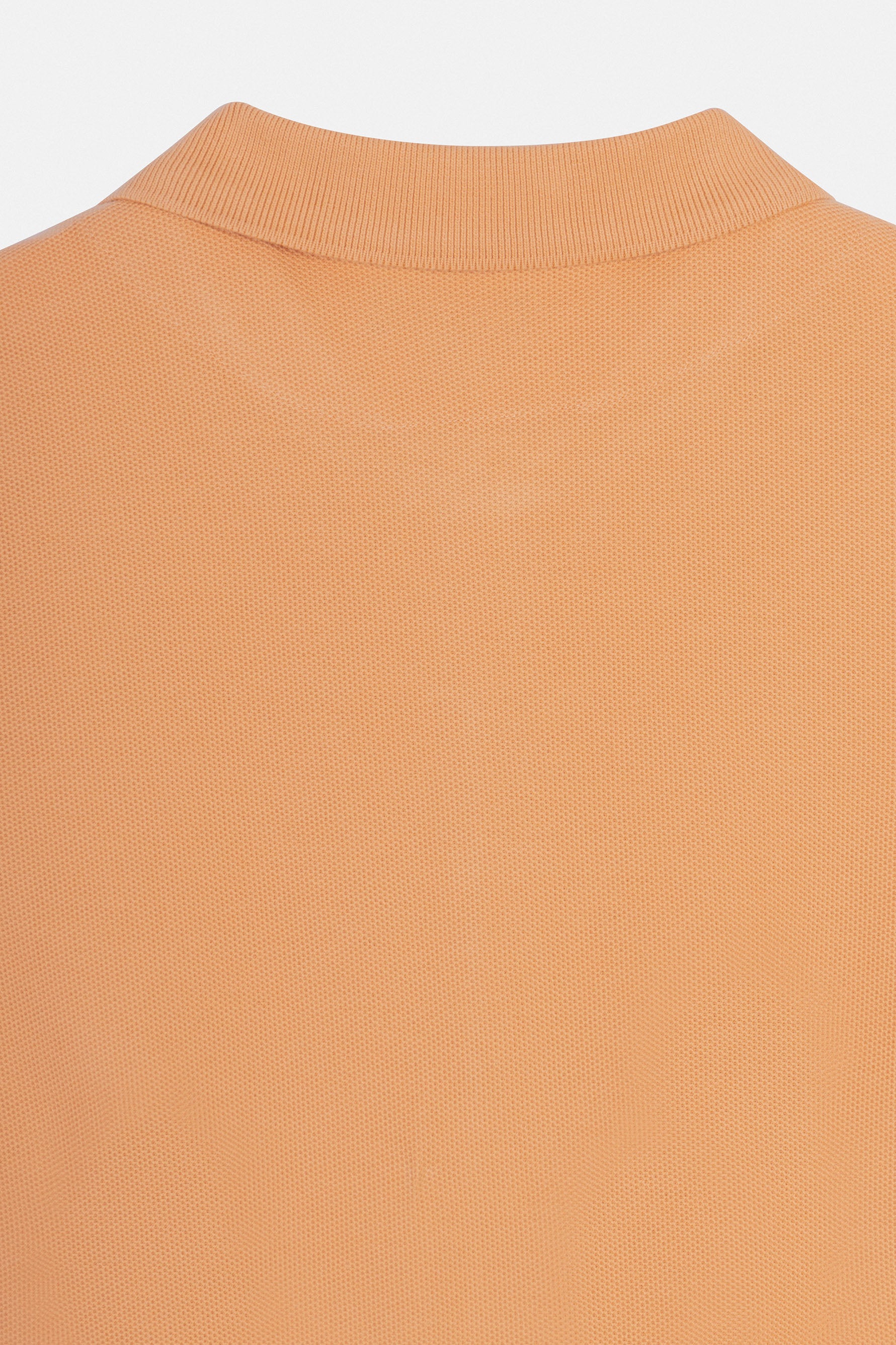 Pique Orange Cotton Polo