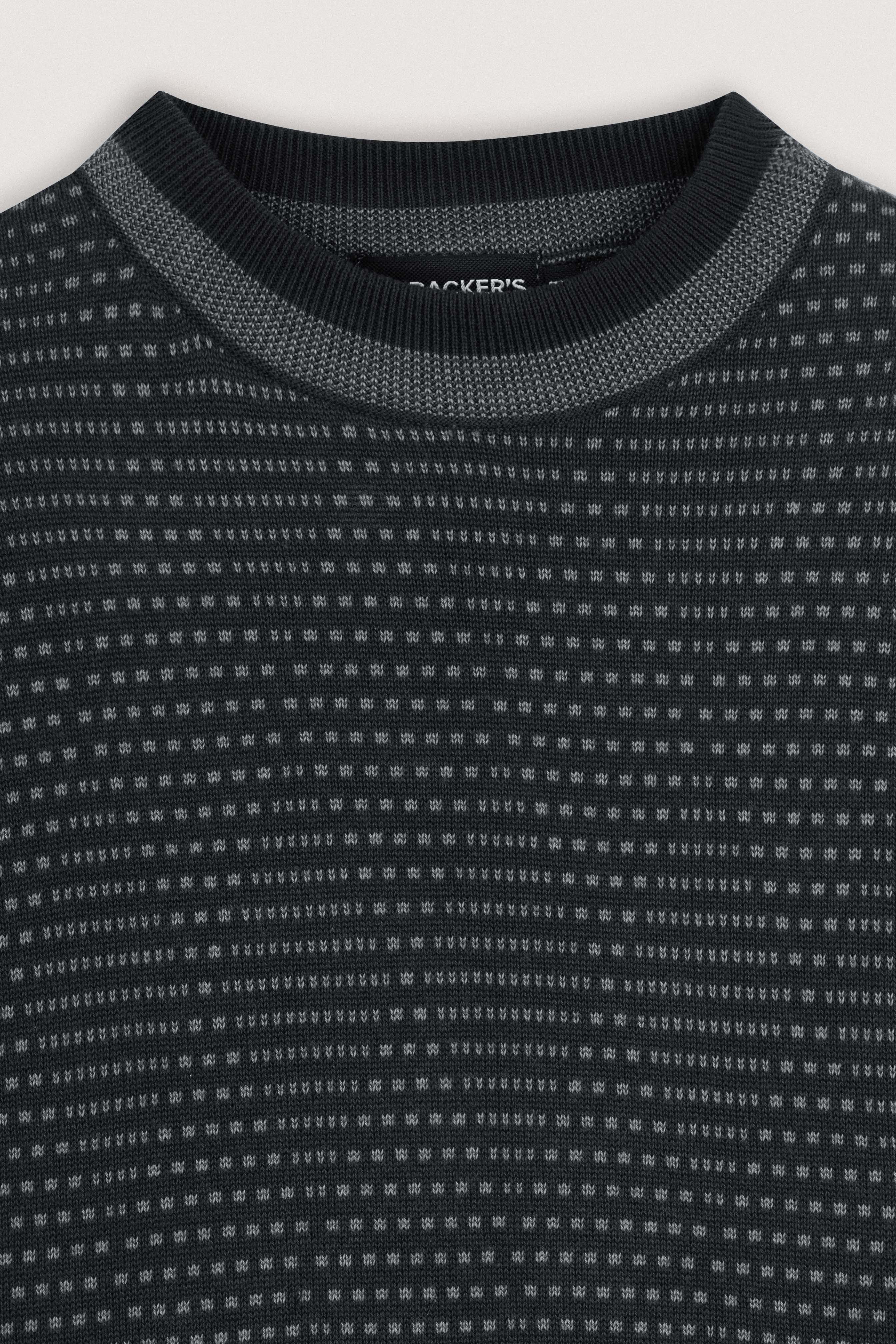 Black Crew Neck Pullover