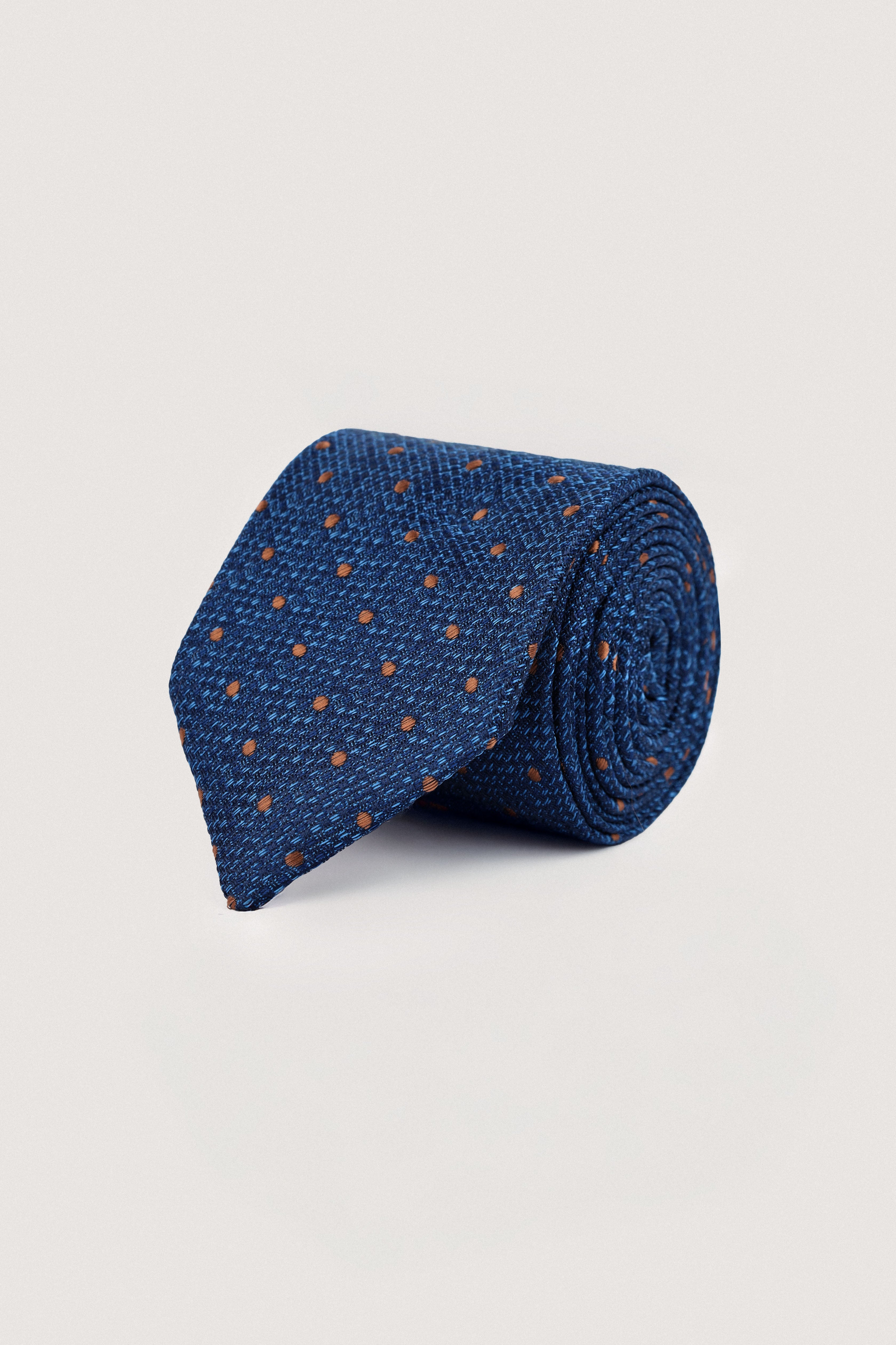Nile Blue Jacquard Necktie with Handkerchief