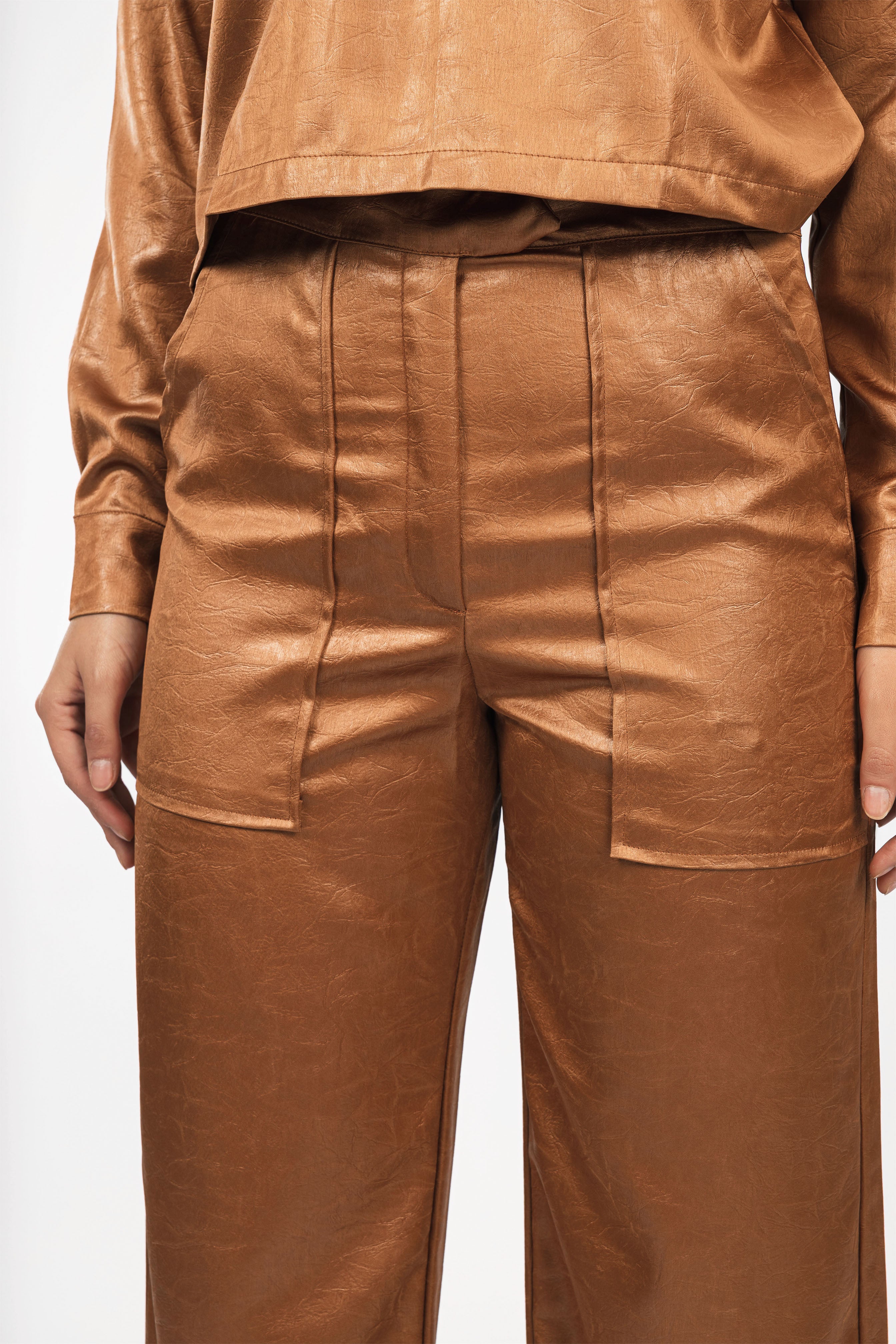 Café Leather Feel Casual Set