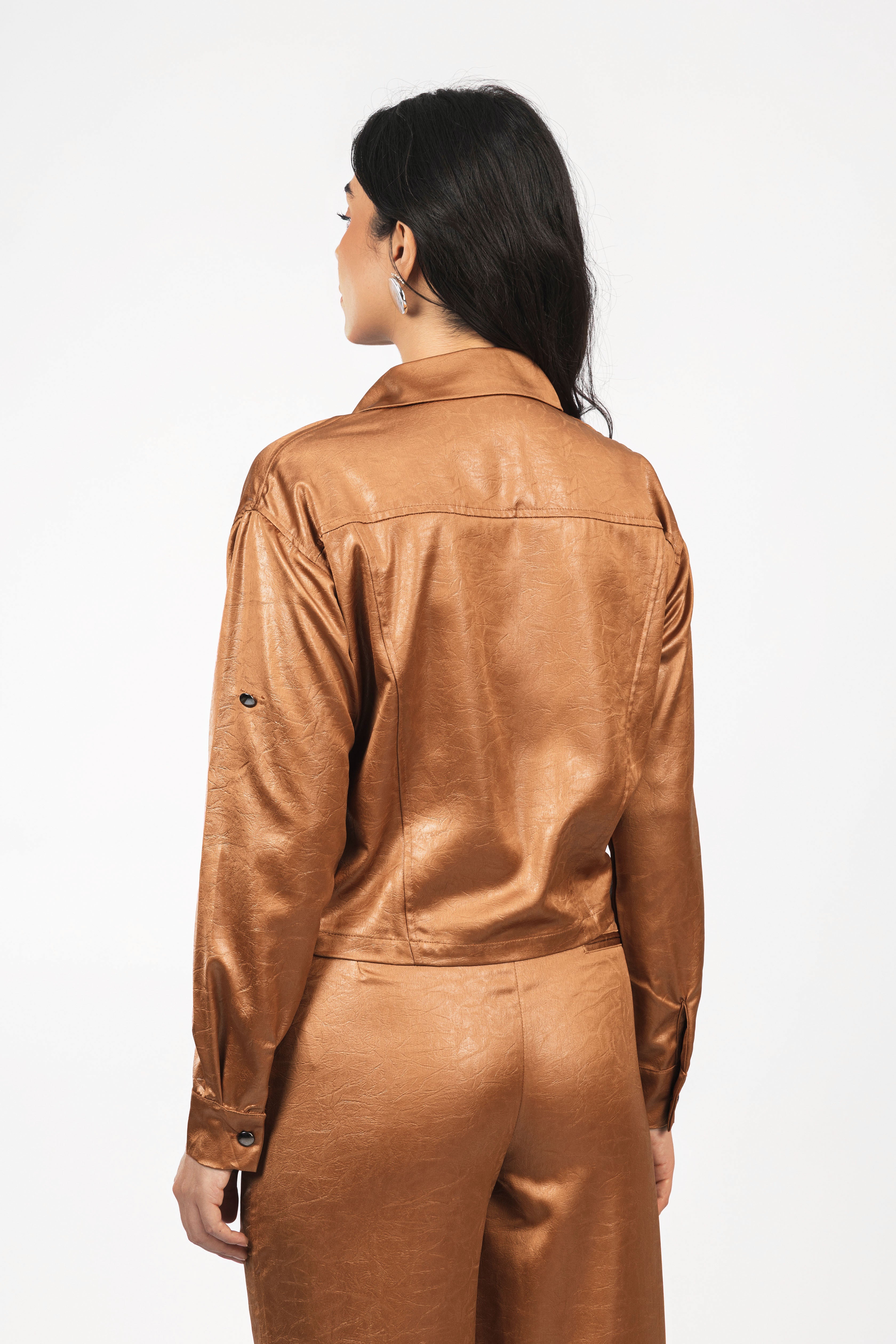 Café Leather Feel Casual Set