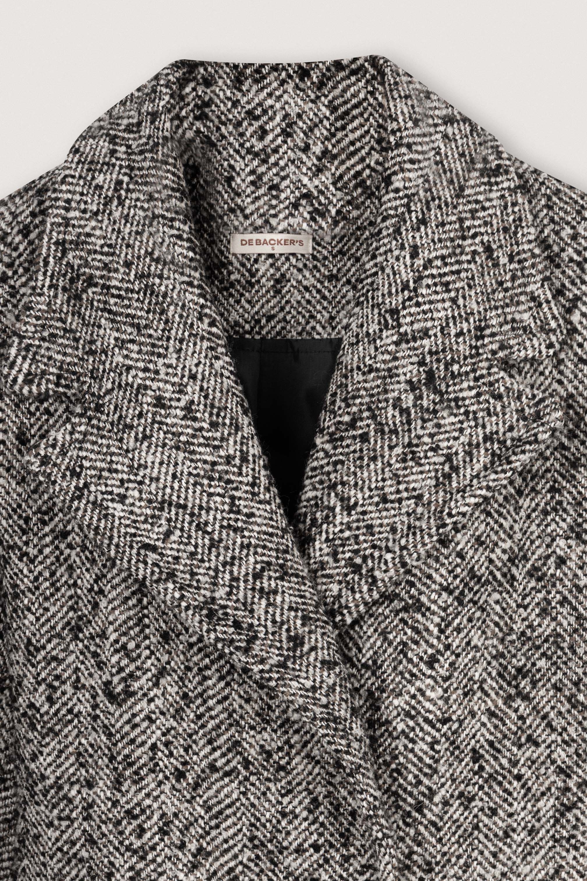 Light Brown Wool Blend Long Coat