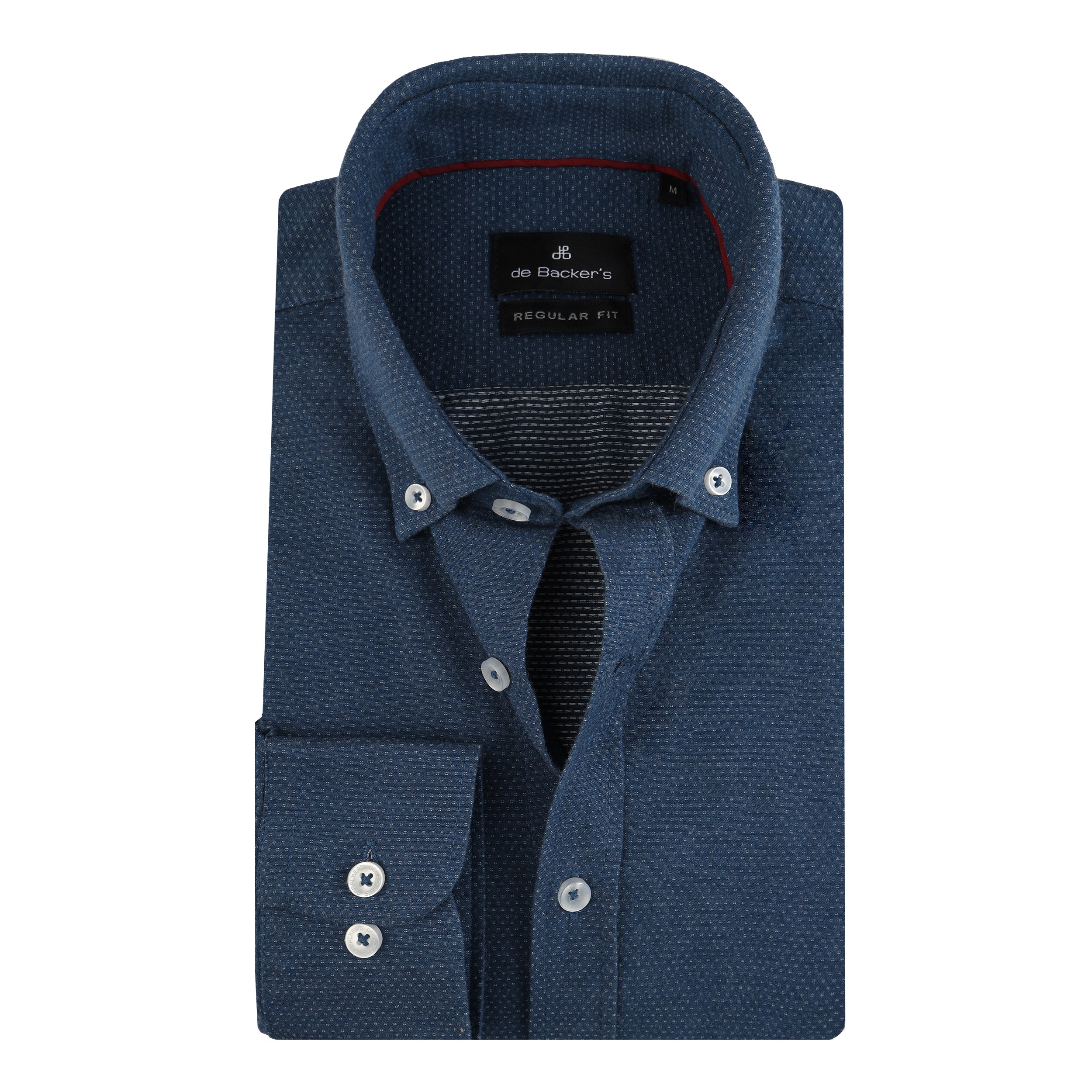 Navy Casual Printed Shirt - 1