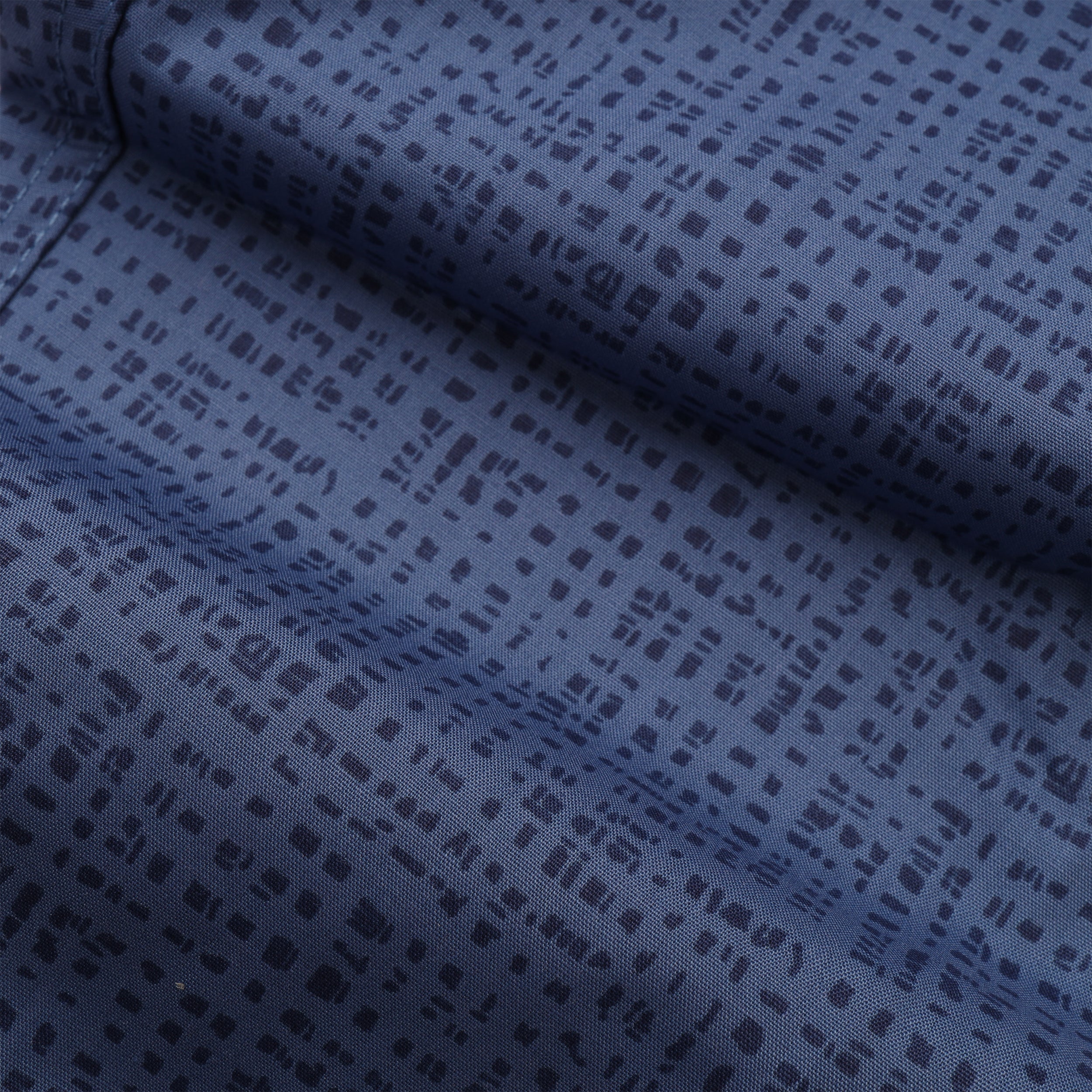 Printed Charcoal-Blue Casual Shirt - 4