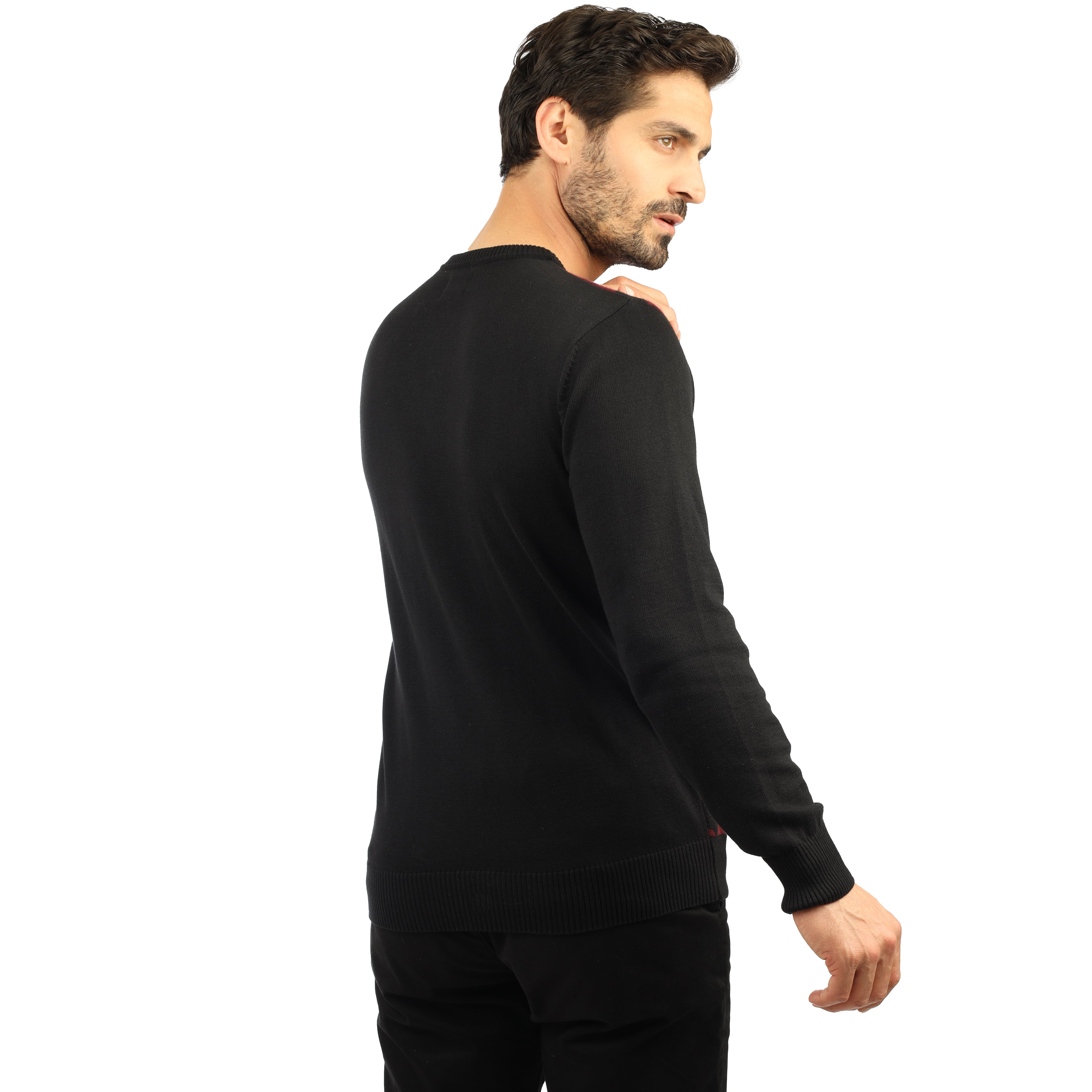 Round-Neck Pullover - 3