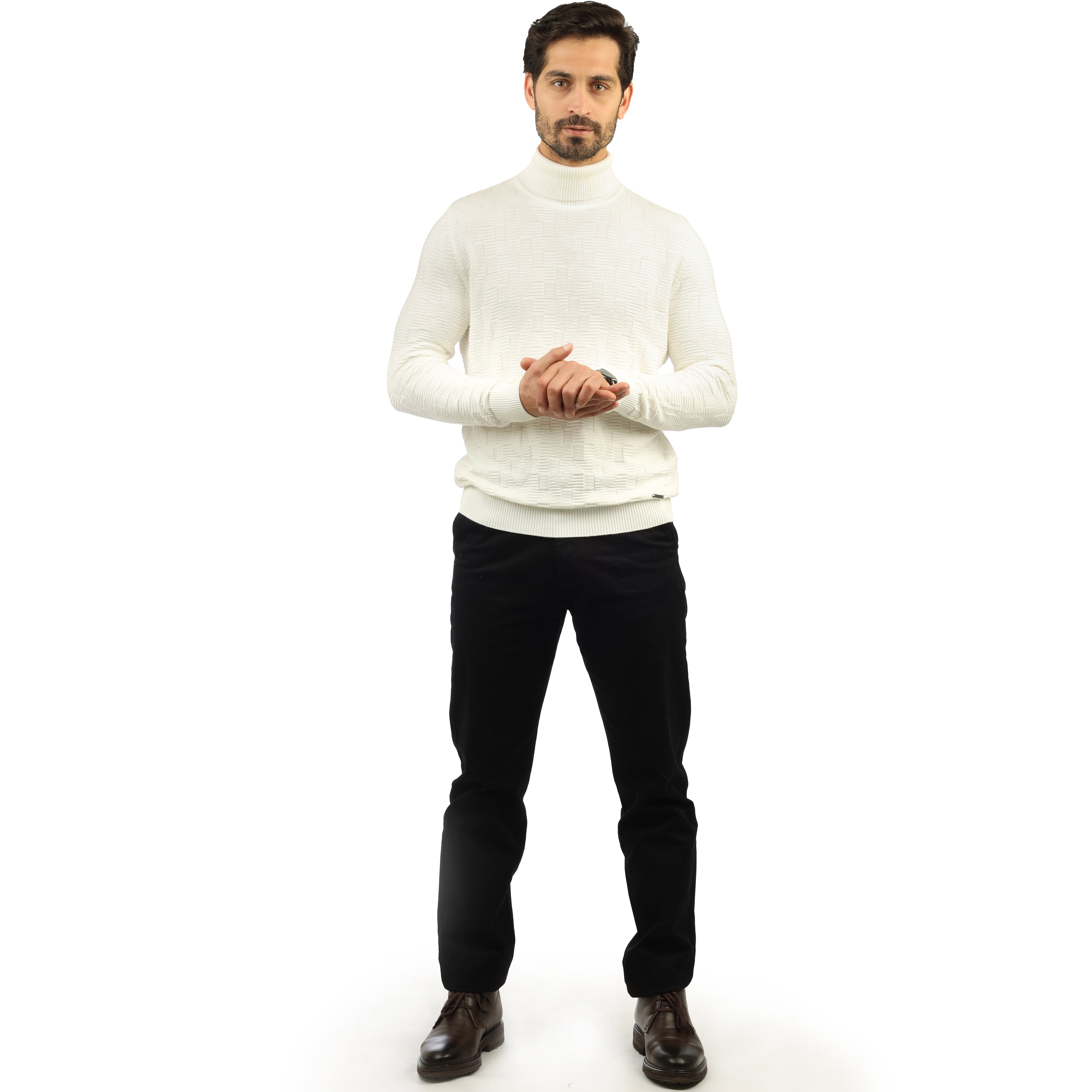 High-neck Pullover - 4
