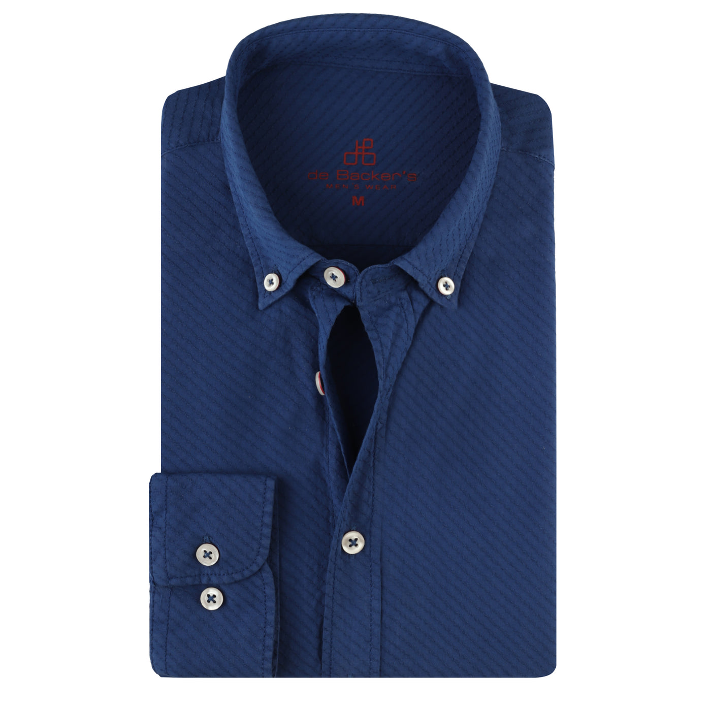 Jacquard Navy Casual Shirt