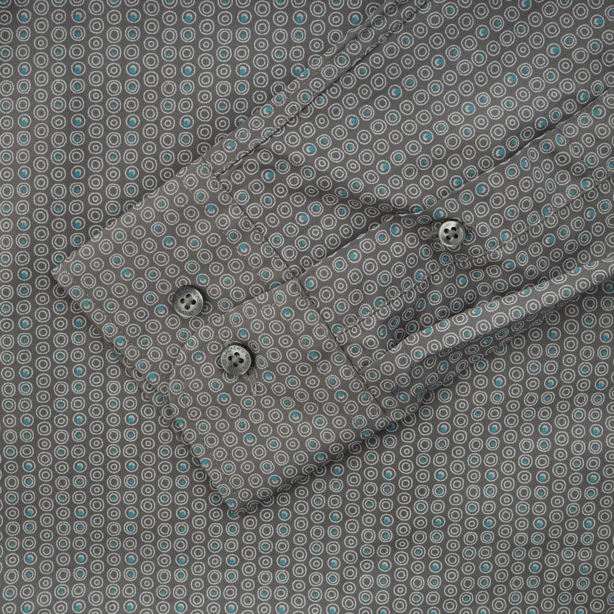 Printed Dim Gray Casual Shirt - 3