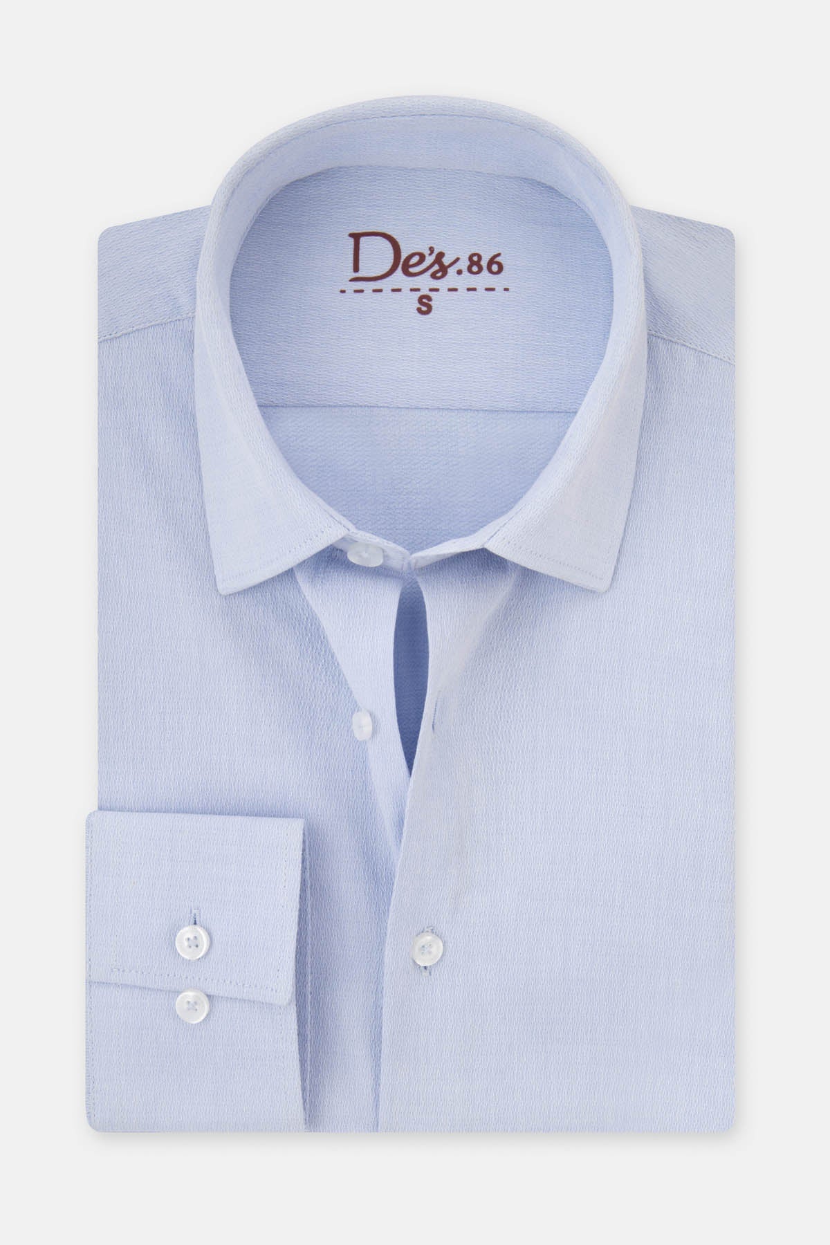 Twill Light-Blue Classic Shirt - 1
