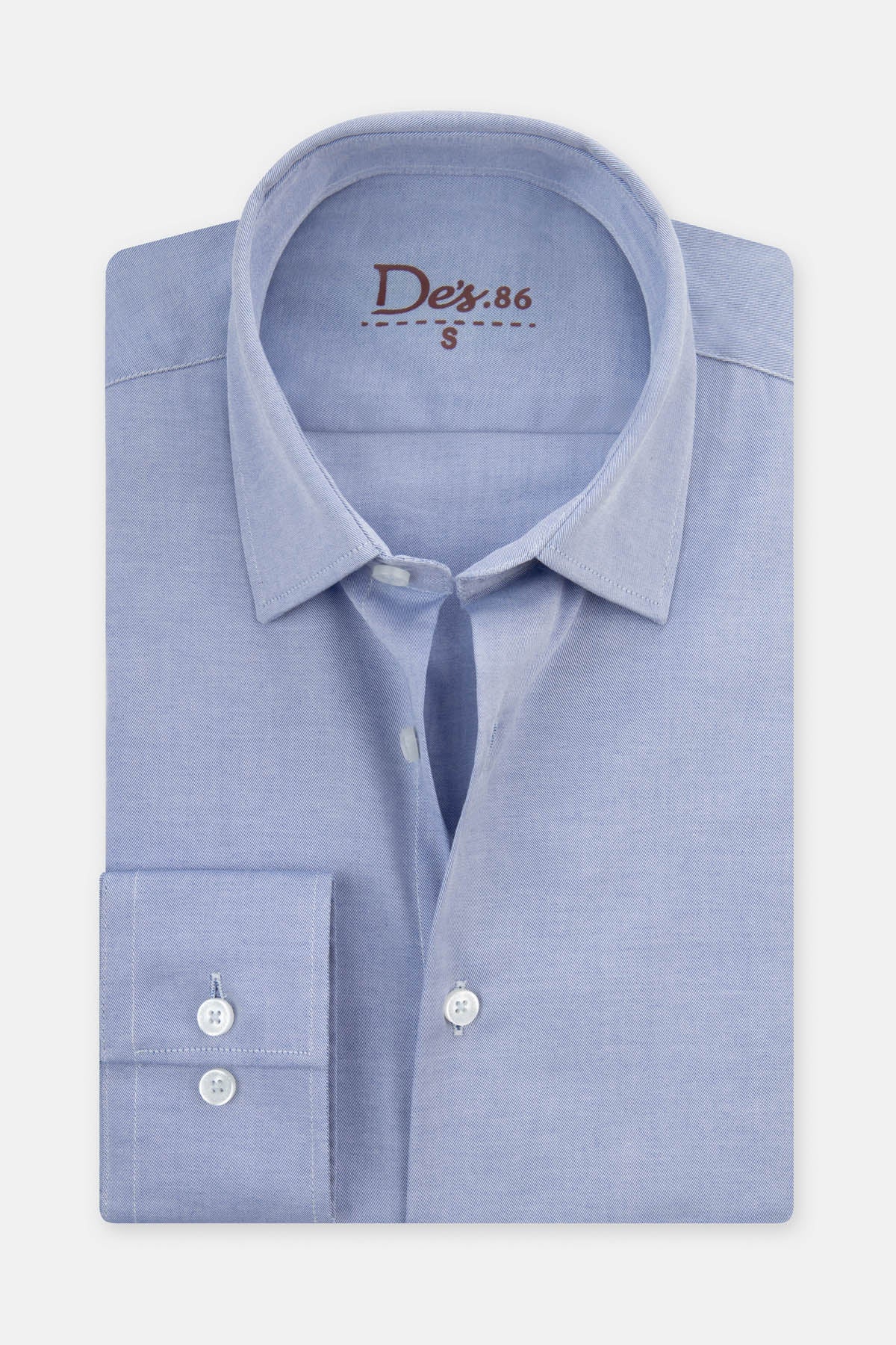 Twill Light-Blue Classic Shirt - 1