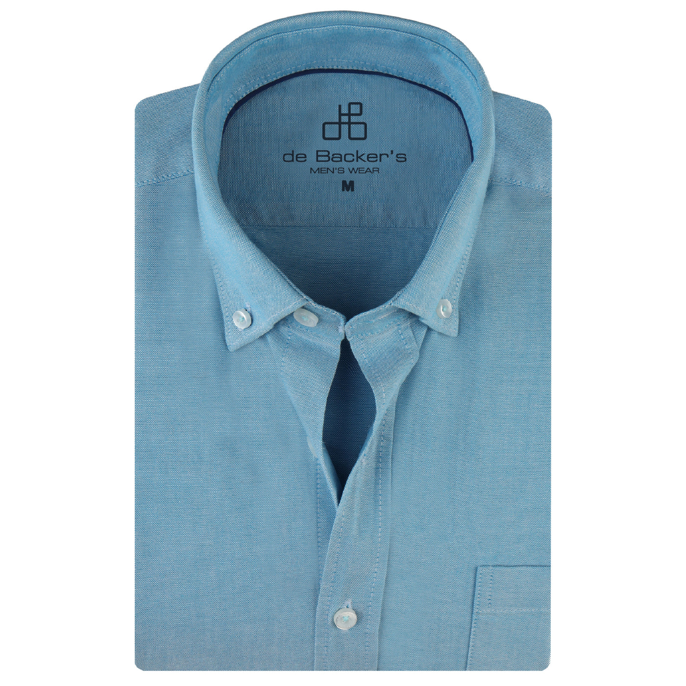 Light Blue Oxford Short Sleeves Shirt