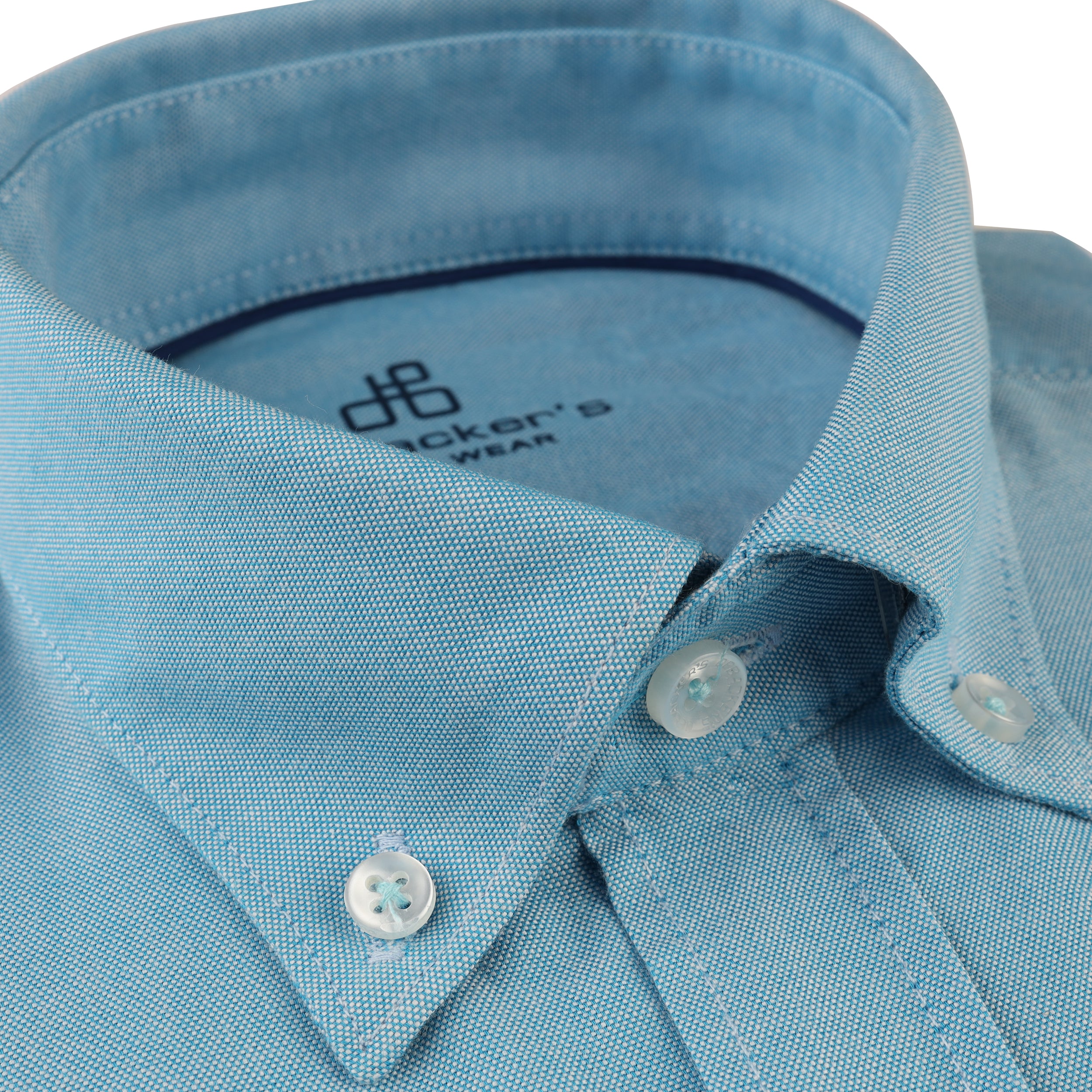 Light Blue Oxford Short Sleeves Shirt