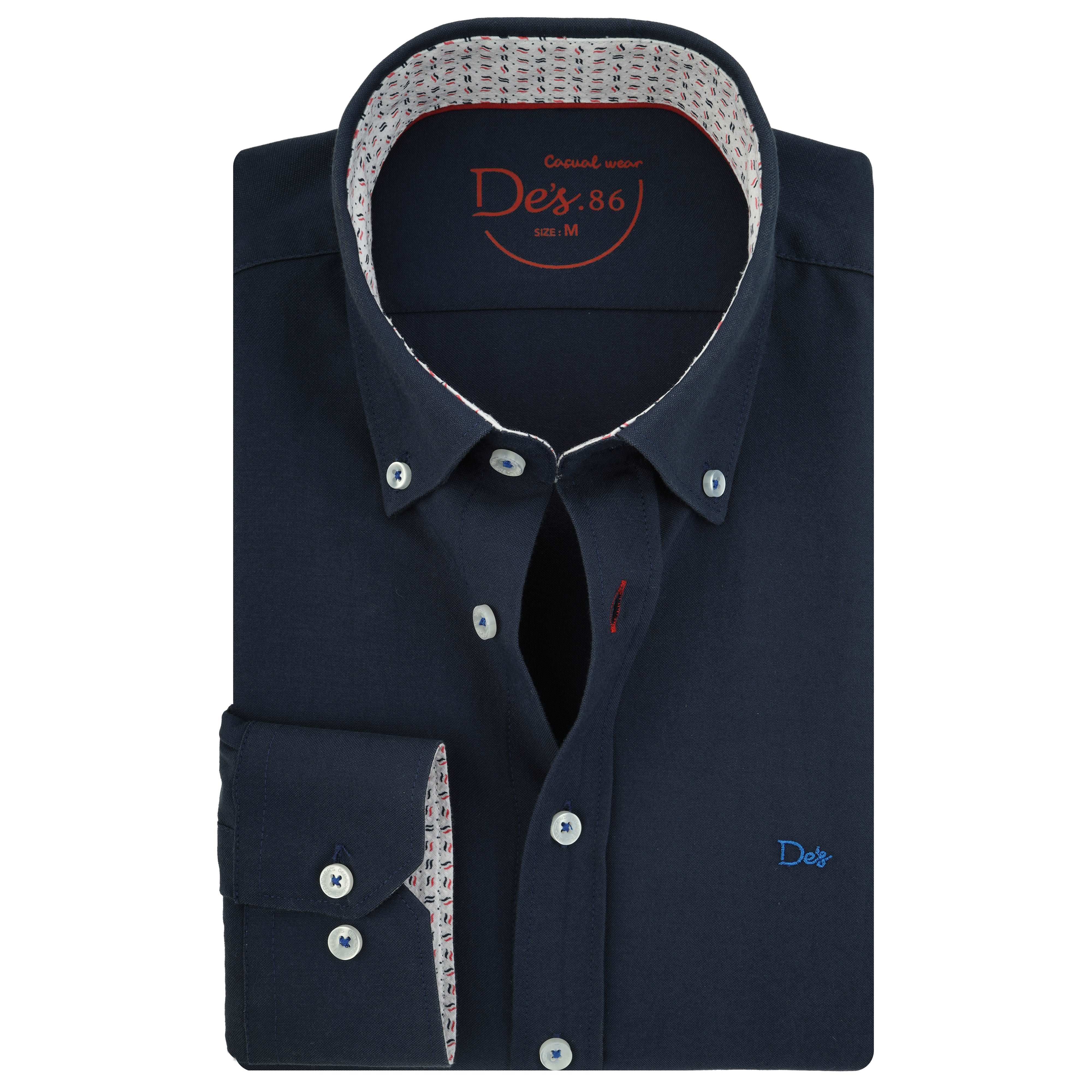 Oxford Navy Casual Shirt