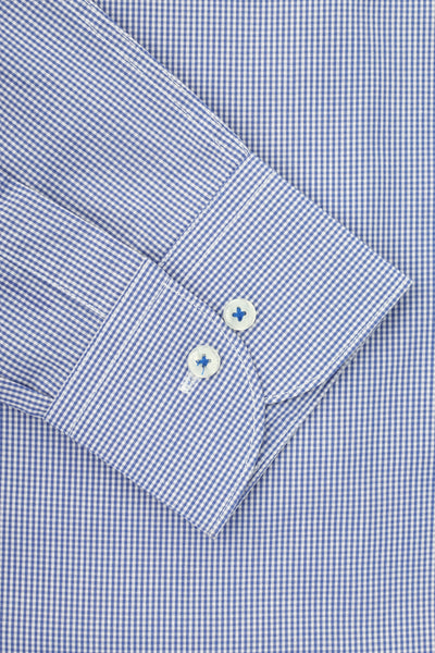Checked Blue & White Simi Classic Shirt
