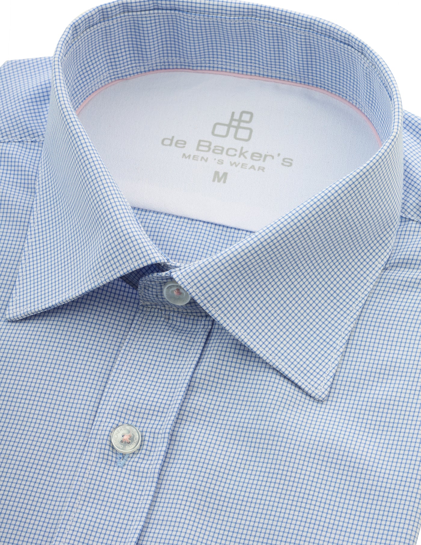 Checked  Light Blue Cotton Casual Shirt