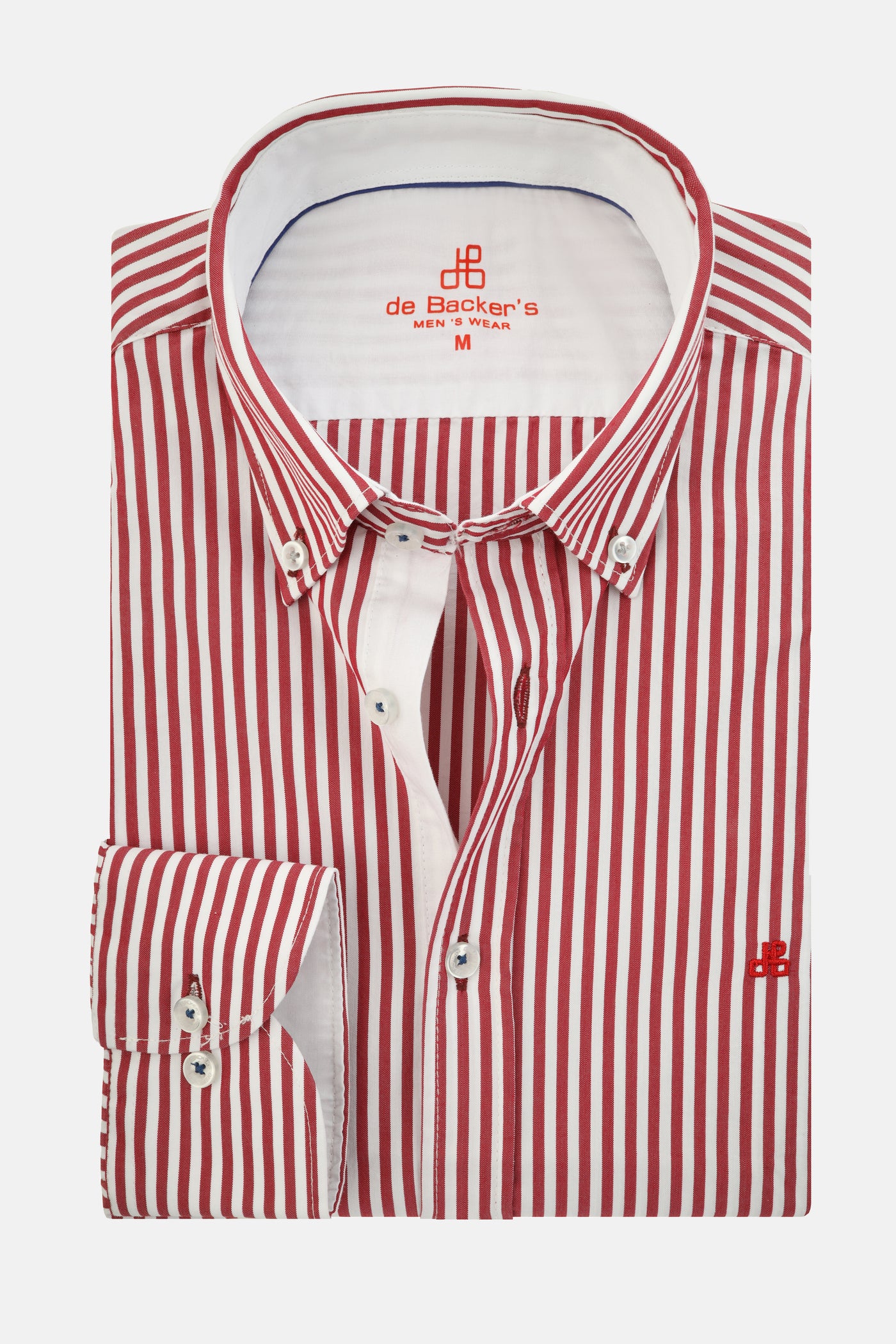 Red Stripped Casual Shirt - 10140503