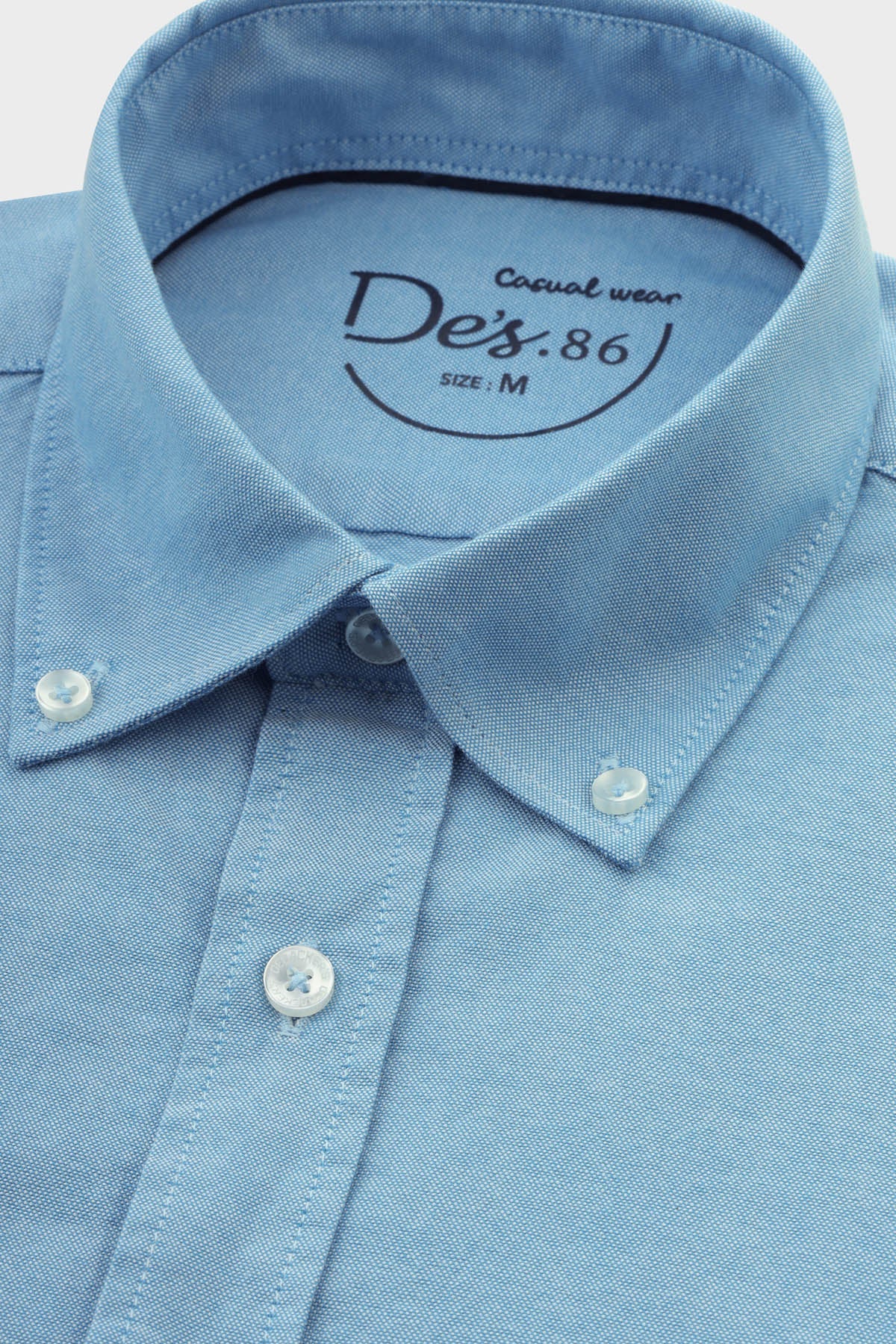 Oxford Sky Blue Casual Shirt - 2