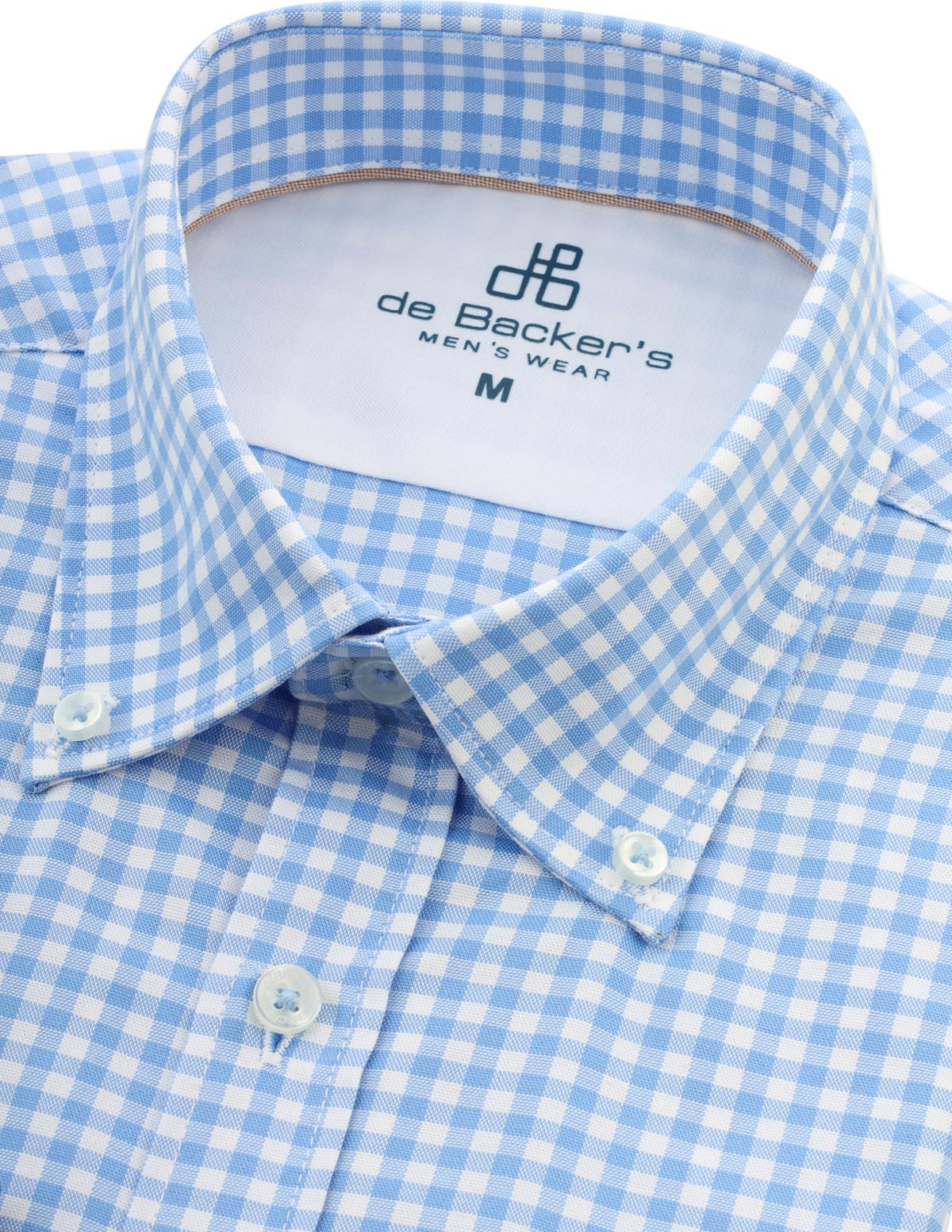 Checked Light Blue Cotton  Casual Shirt