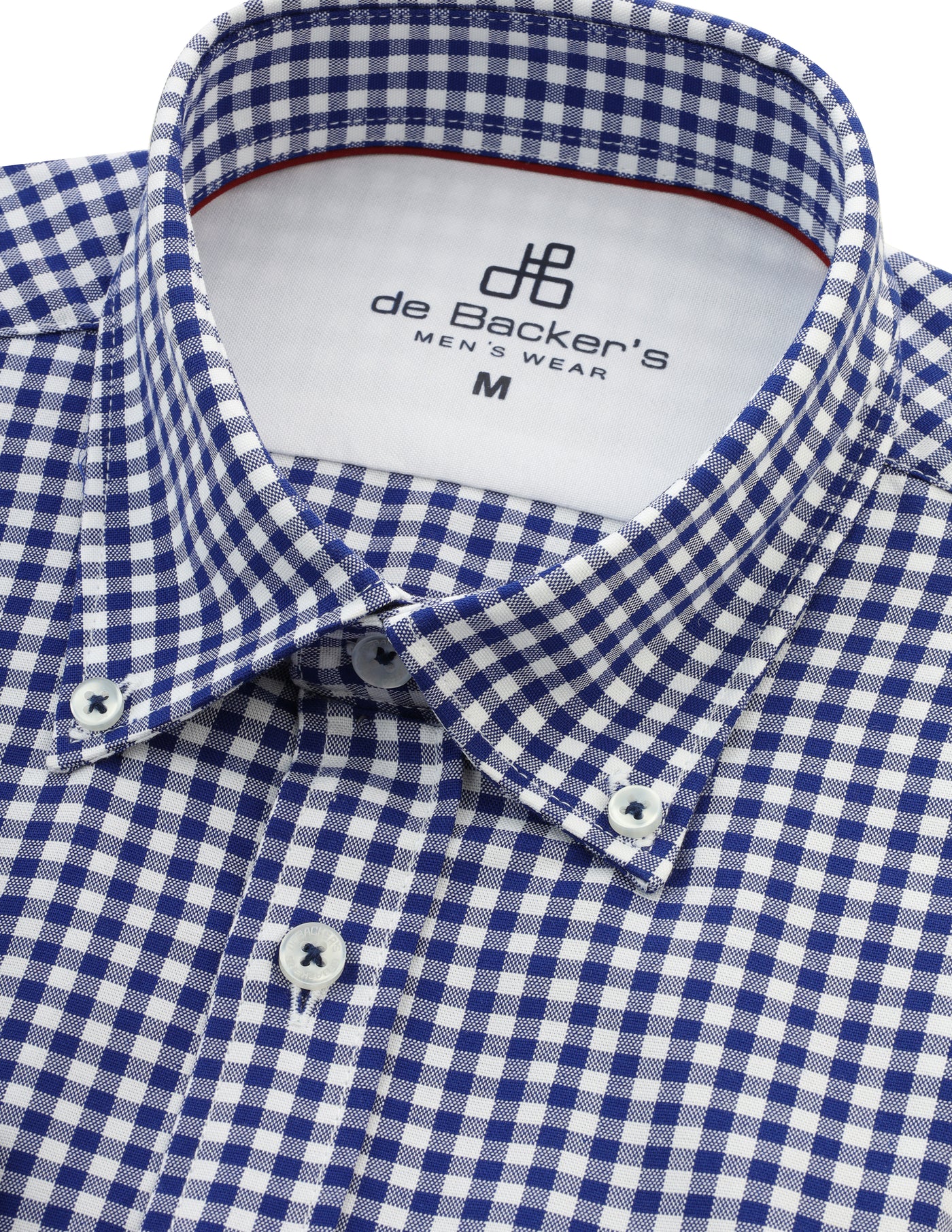 Checked  Blue Cotton  Casual Shirt