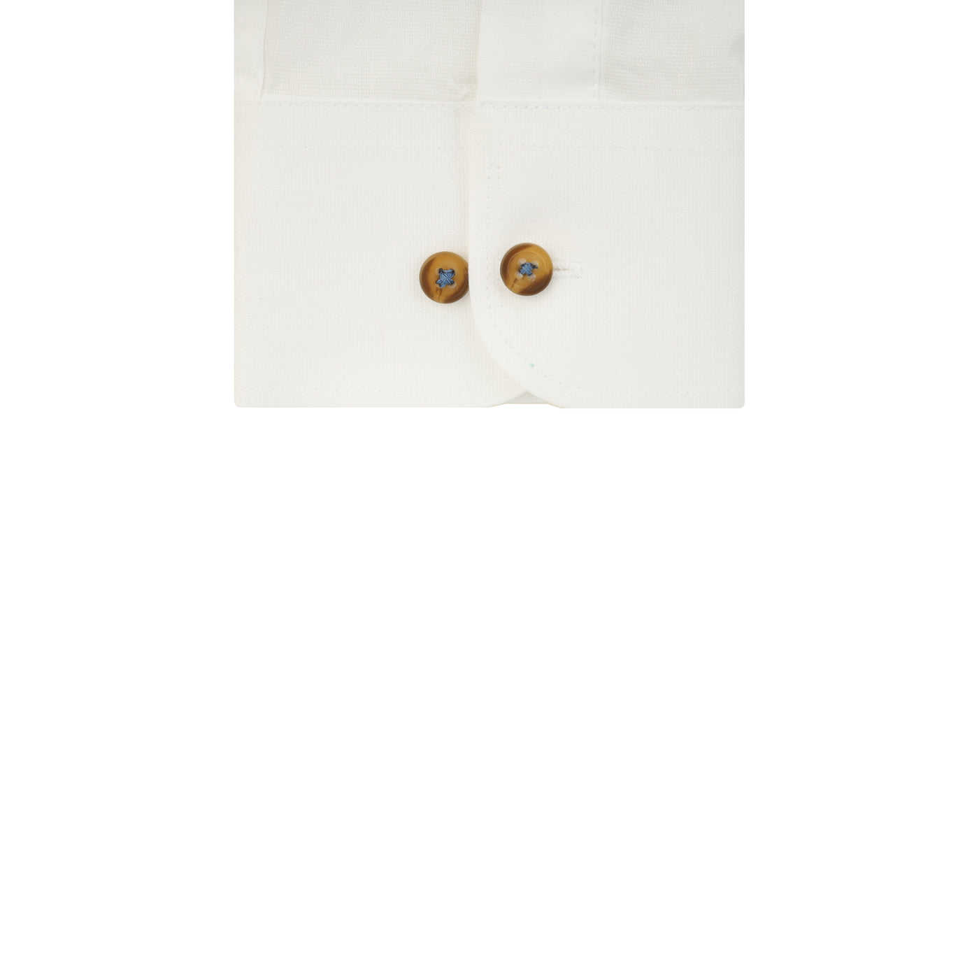 White Pique Casual Shirt