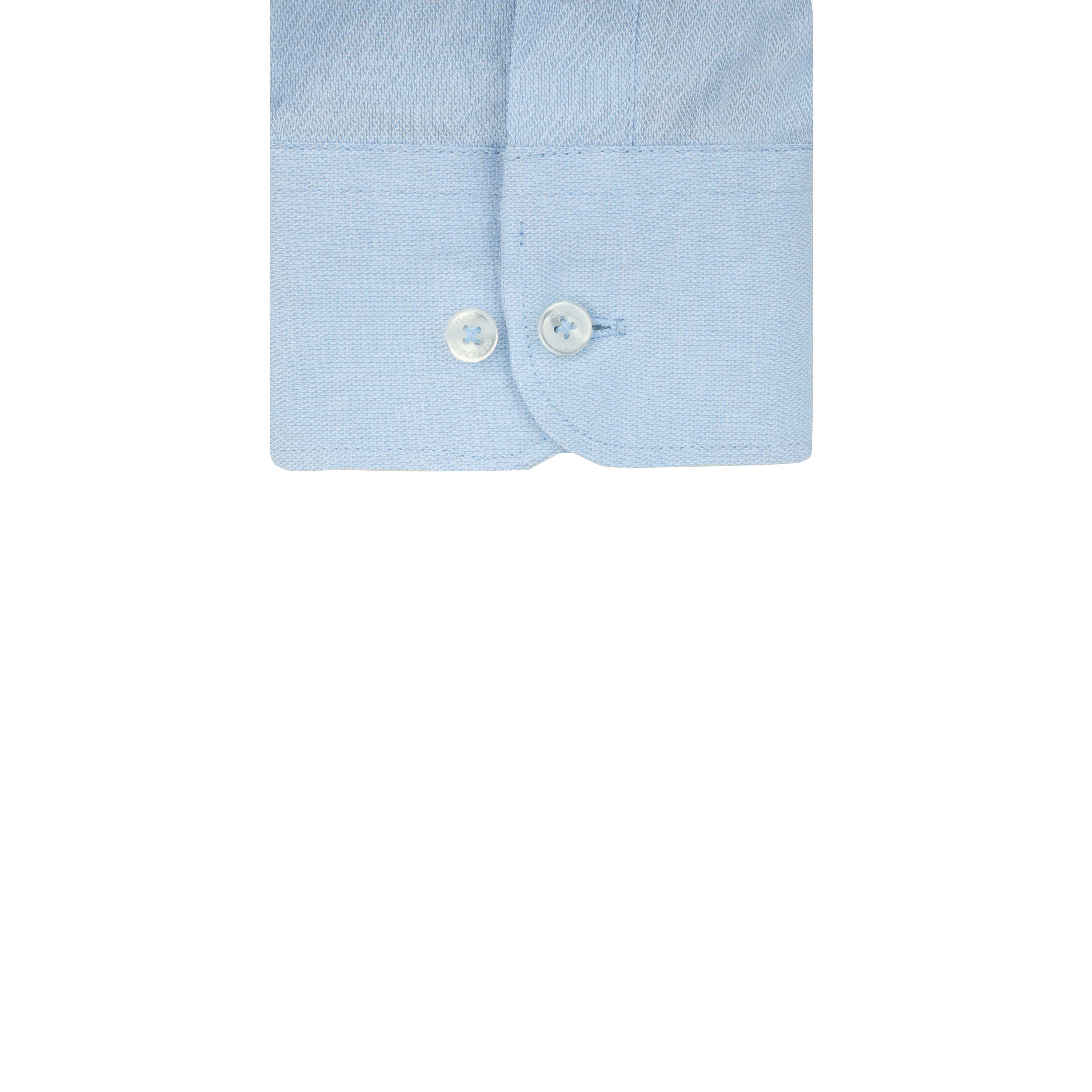 Light Blue Pique Casual SHIRT