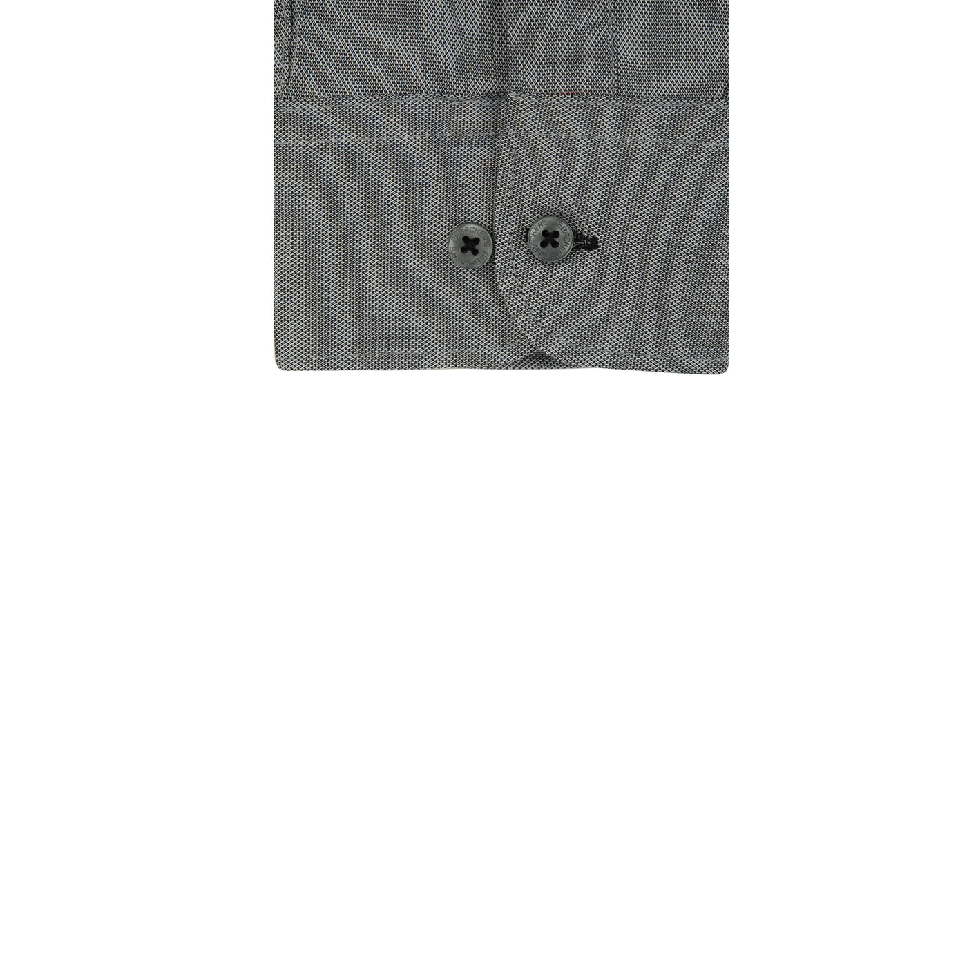 Gray Pique Casual Shirt