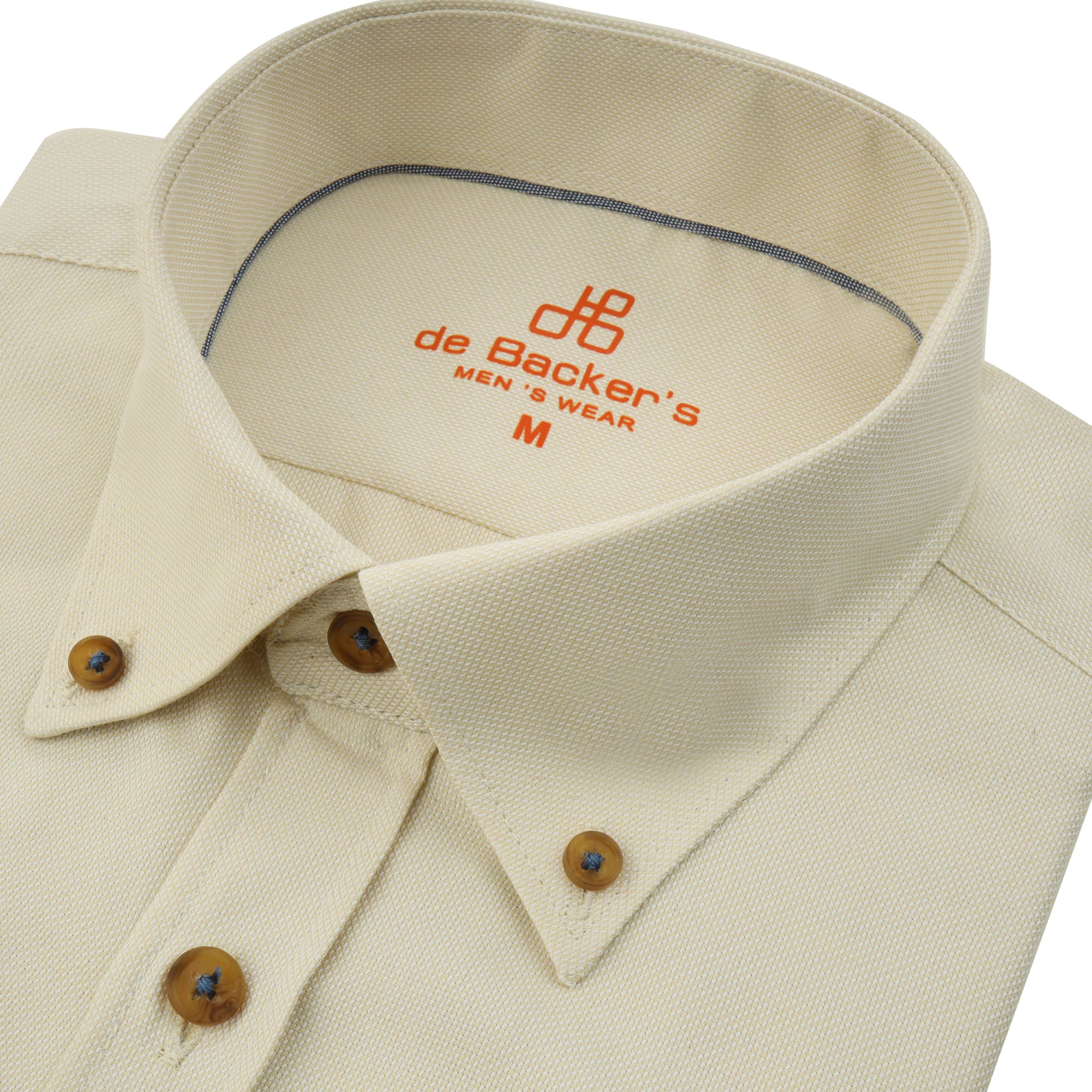 Corn Silk Pique Casual Shirt