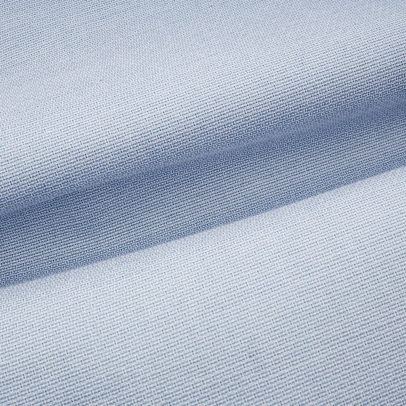 Jacquard Light Blue Cotton Classic Shirt