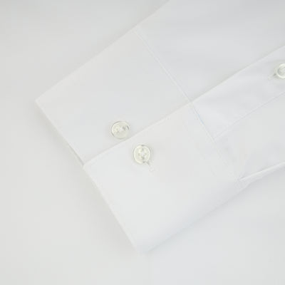 Bamboo Solid White Classic Shirt