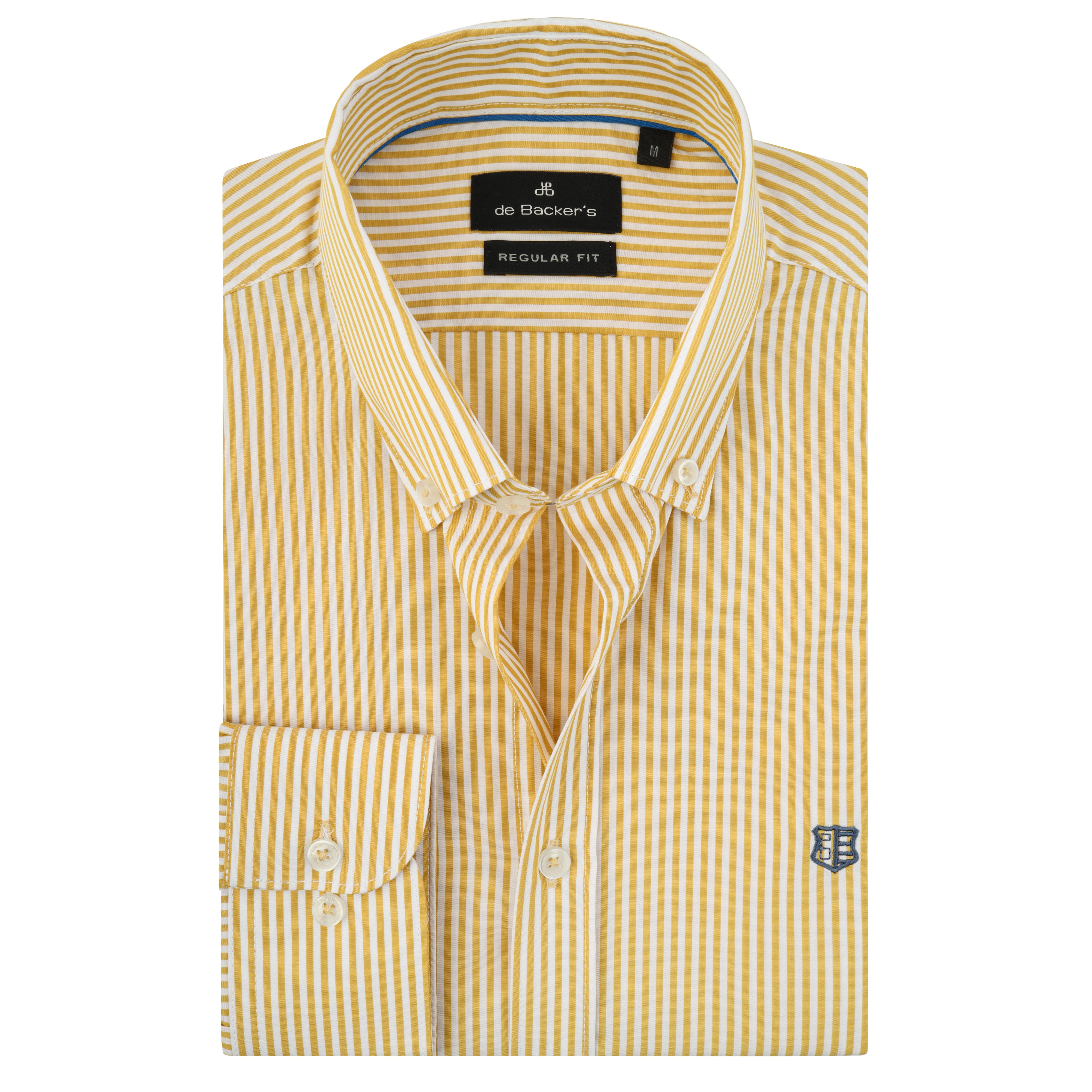 Striped Yellow & White Casual Shirt