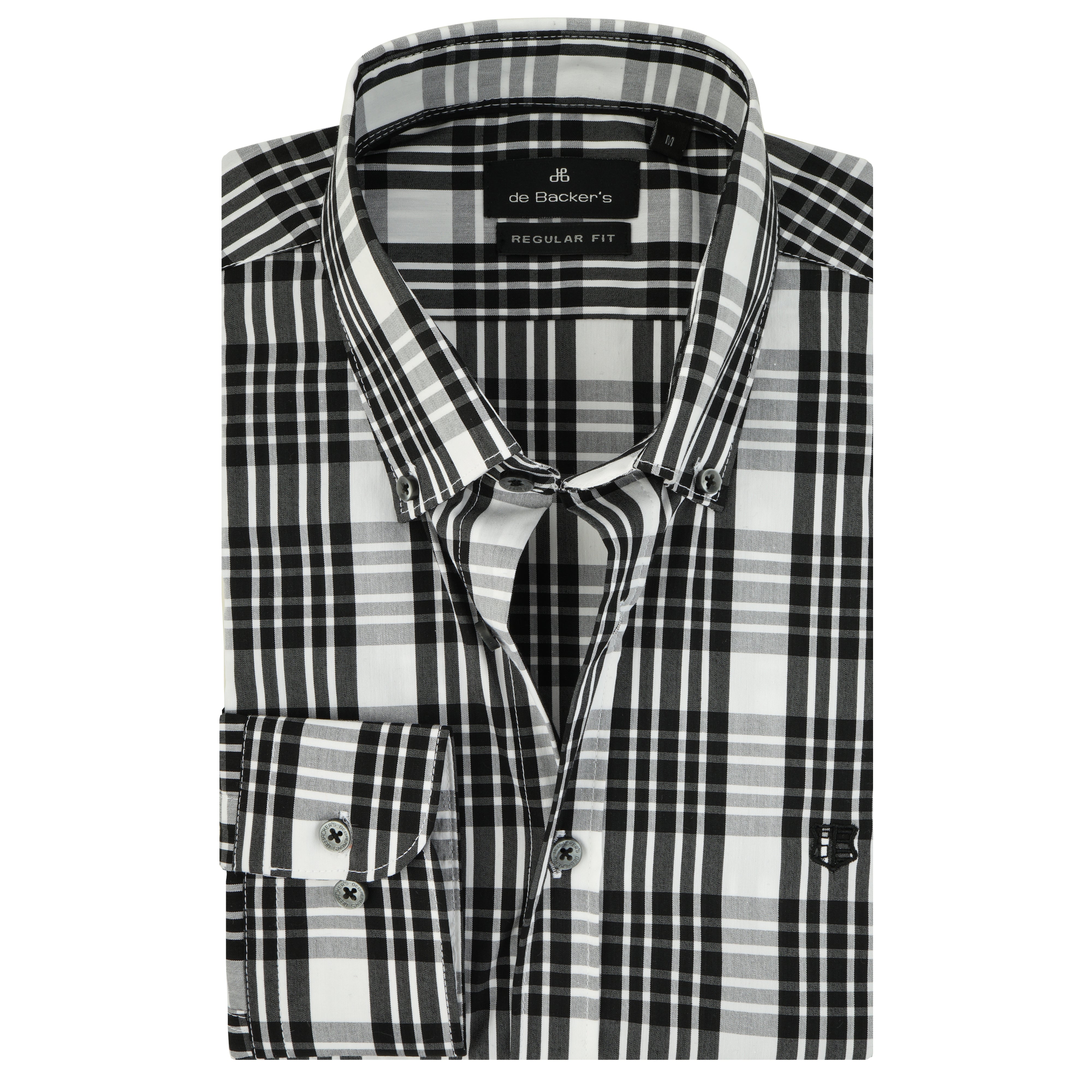 Striped Black Cotton  Casual Shirt