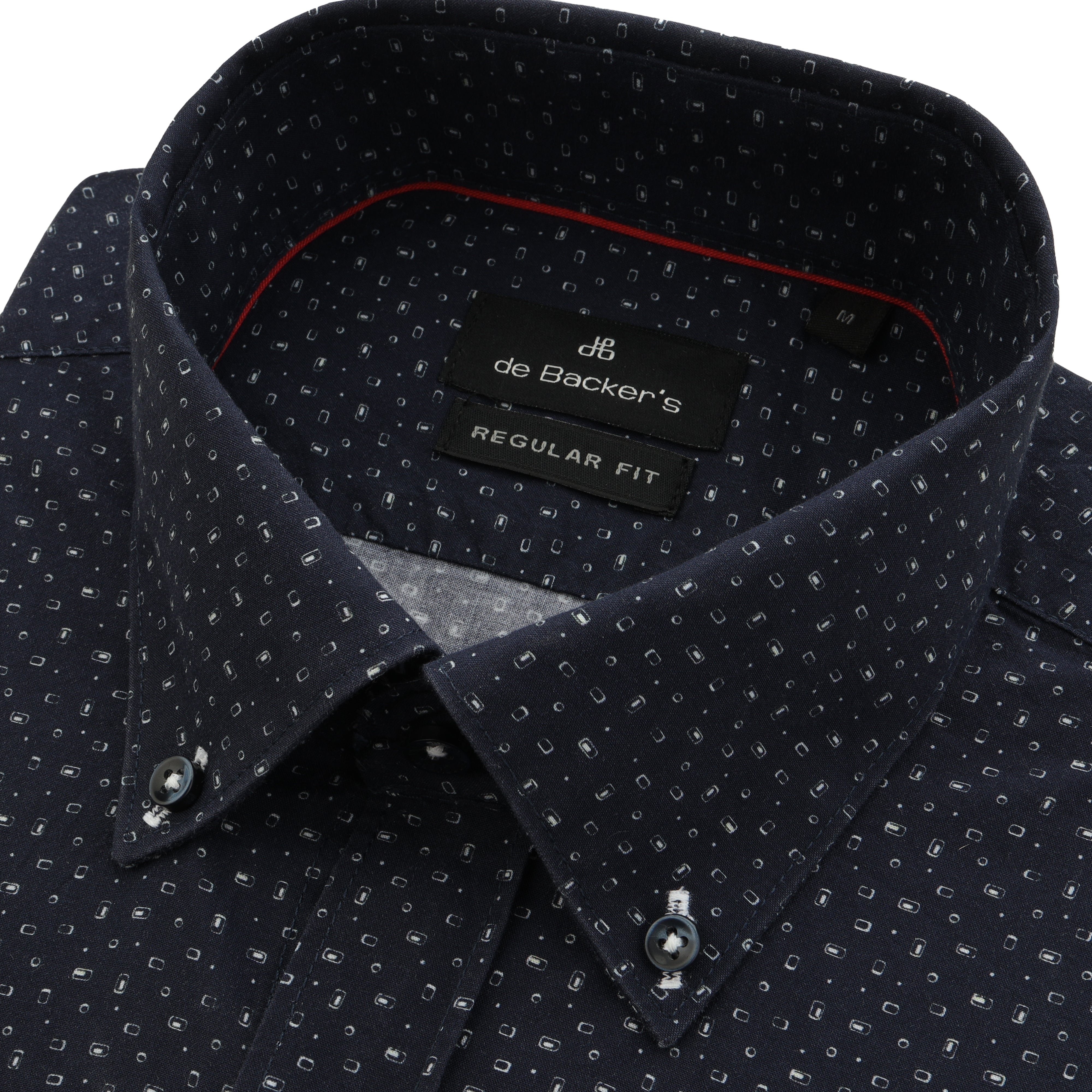 Printed Navy Casual Shirt