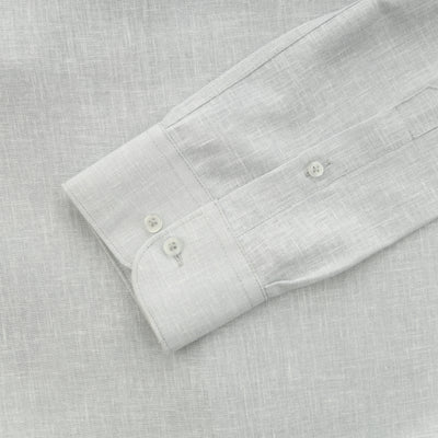 Linen Gray Casual Shirt