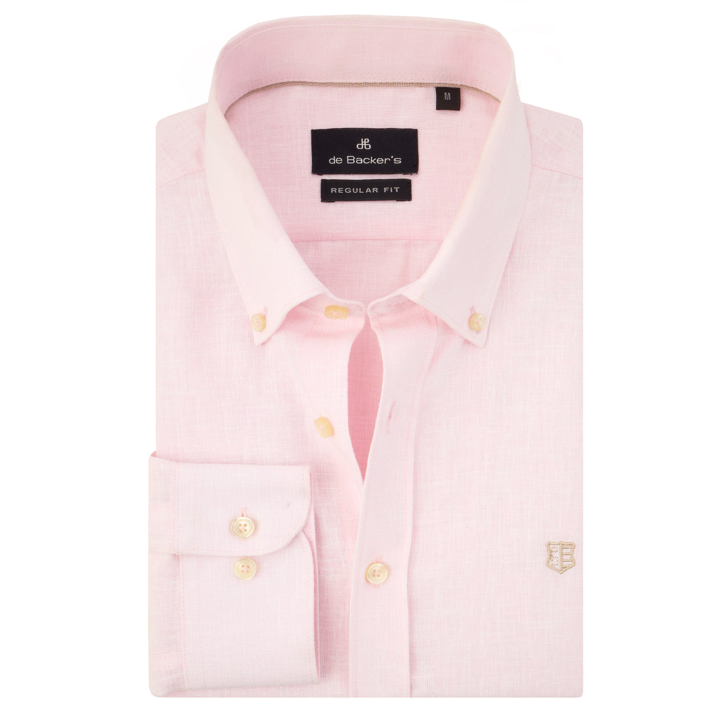 Jacquard Rose Linen Casual Shirt
