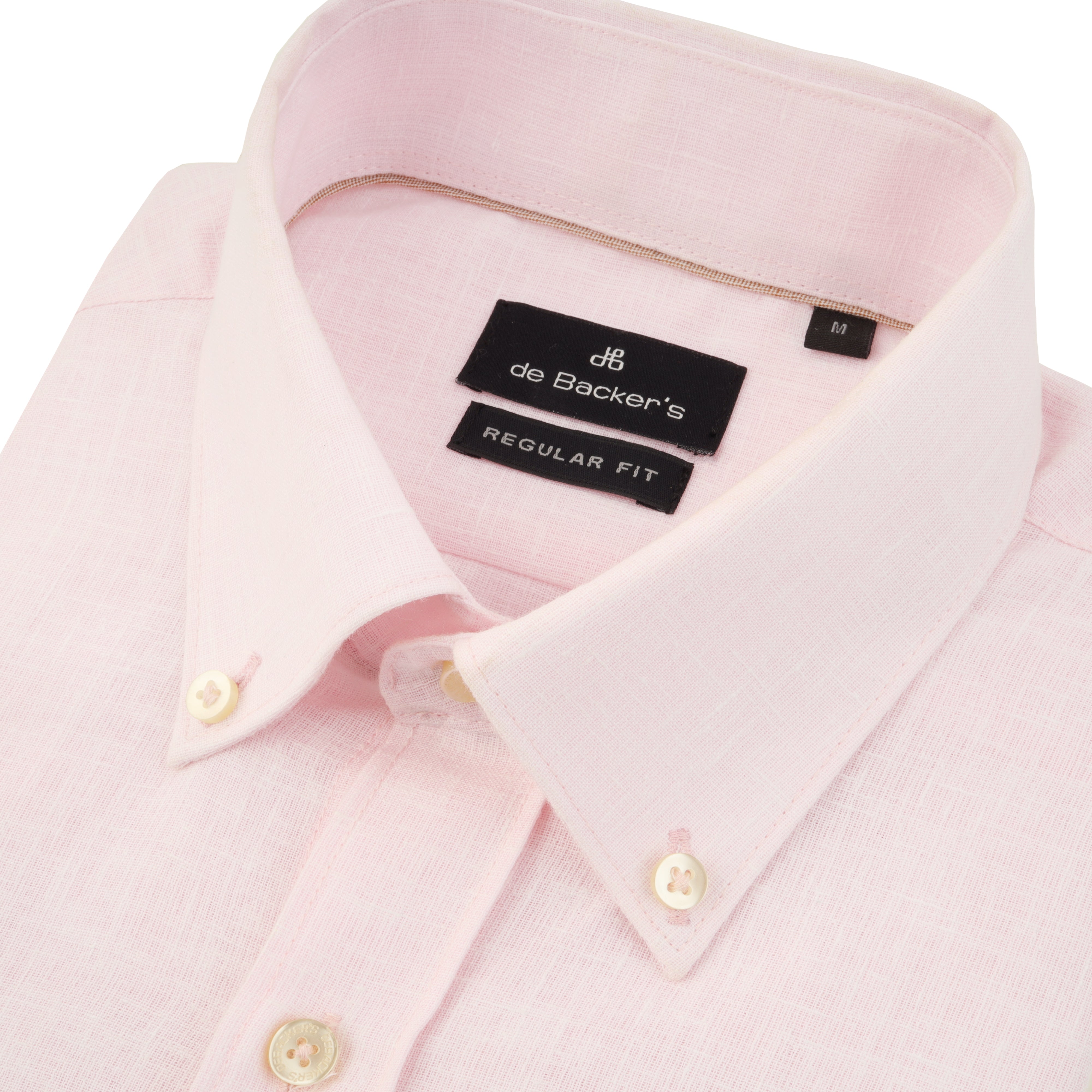 Jacquard Rose Linen Casual Shirt