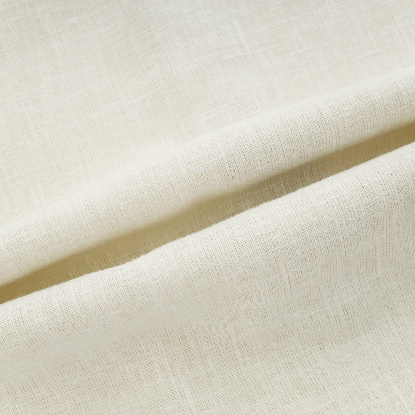 Jacquard Ivory Linen Casual Shirt