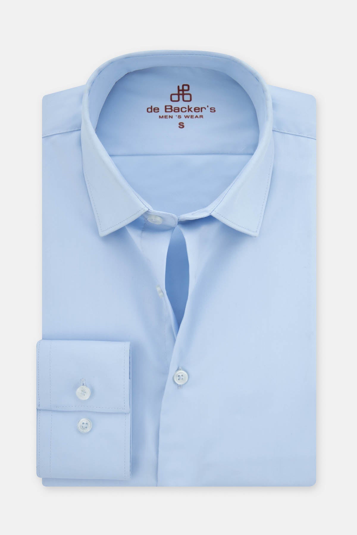 Solid Light-Blue Bamboo Classic Shirt - 1