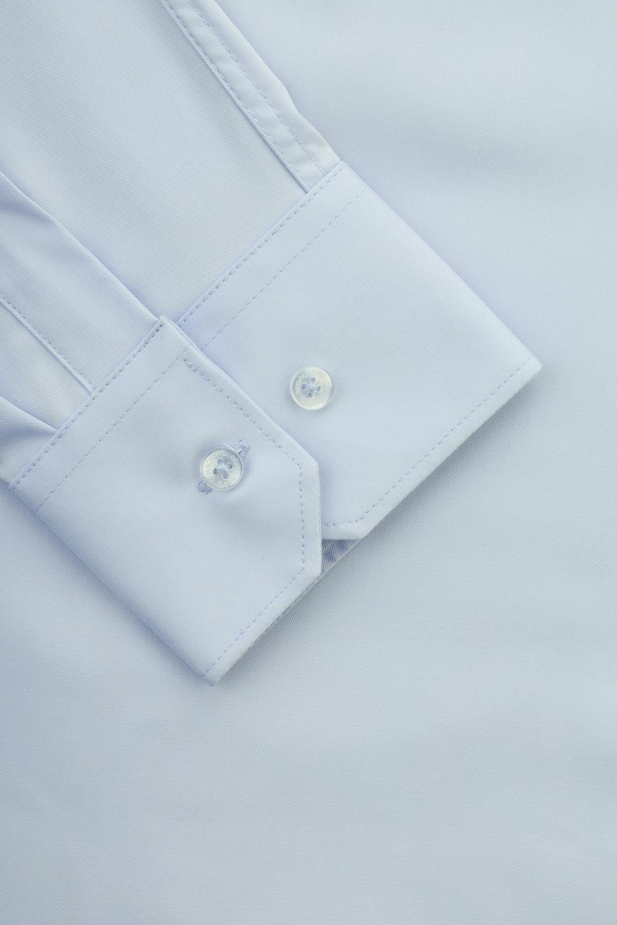 Solid Light Periwinkle with Bar & Chain Bamboo Classic Shirt