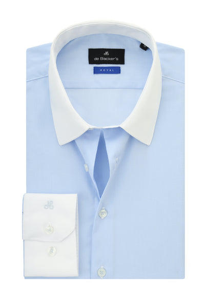Jacquard Light Blue Classic Shirt