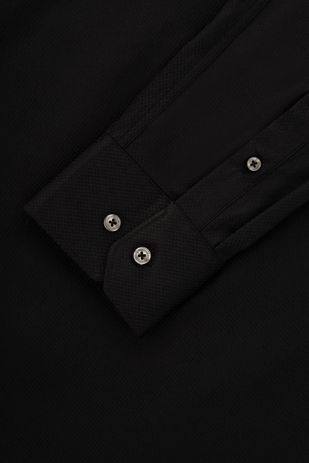 Jacquard Black Classic Shirt