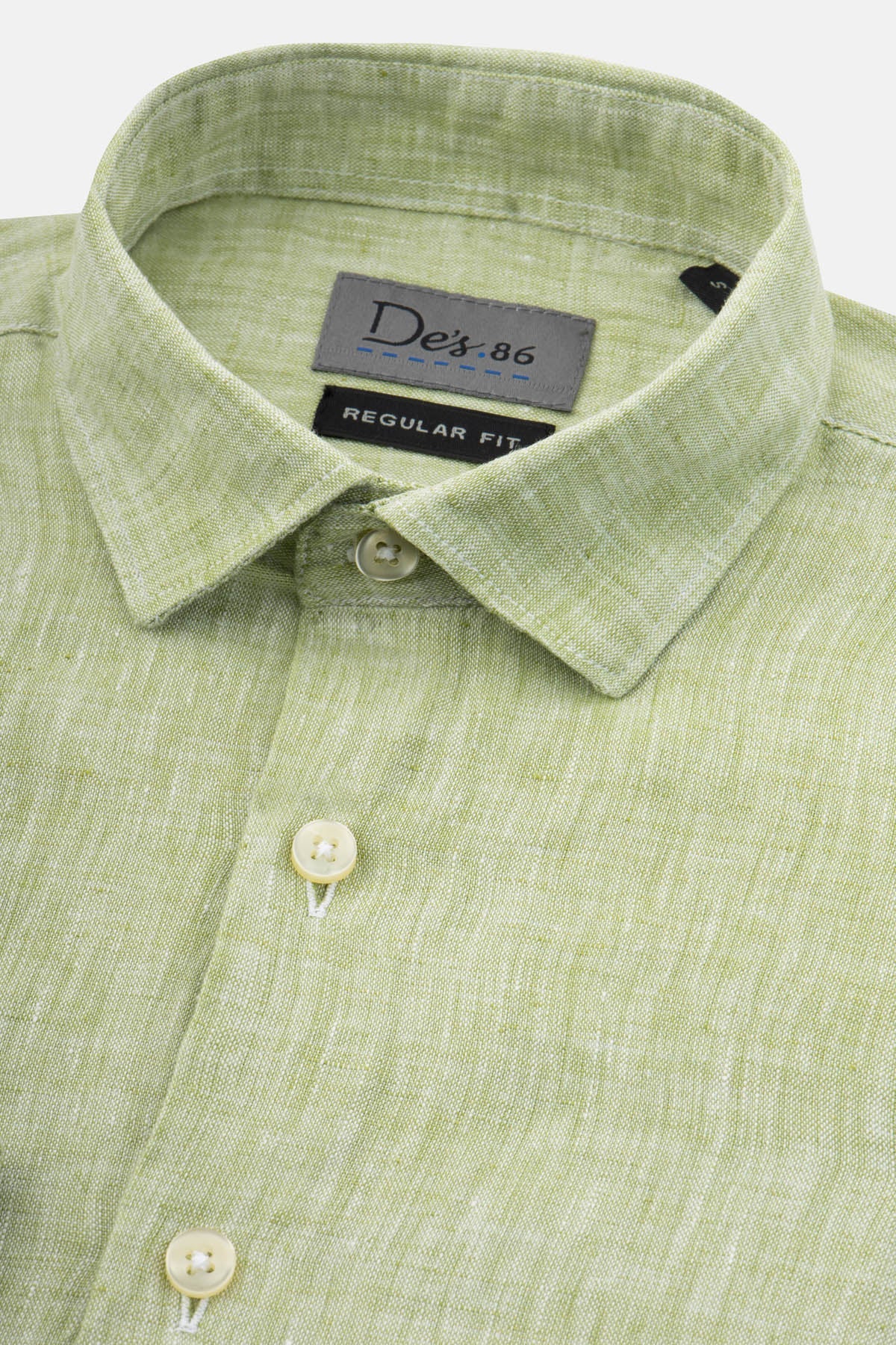 Linen Sage Green Casual Shirt