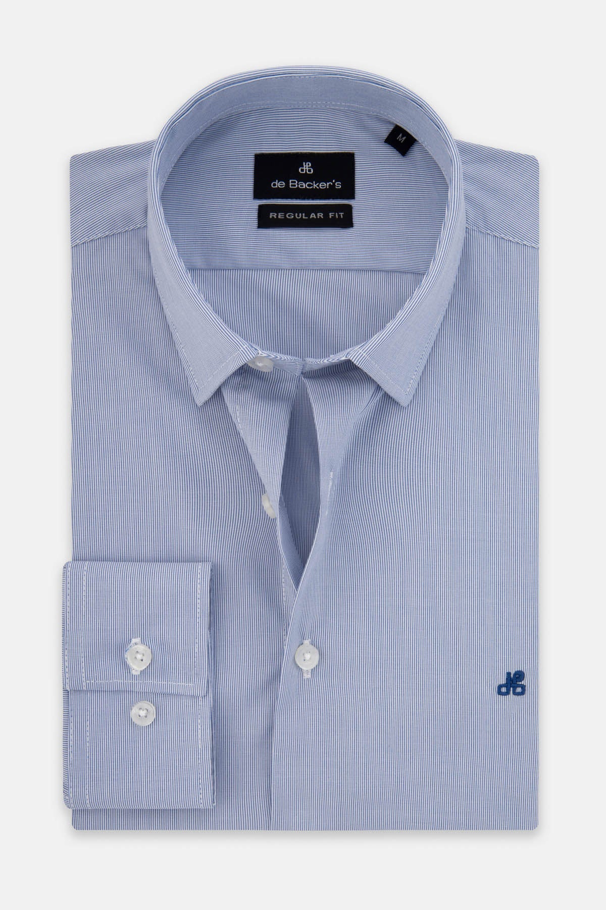 Striped Blue & White Bamboo Classic Shirt