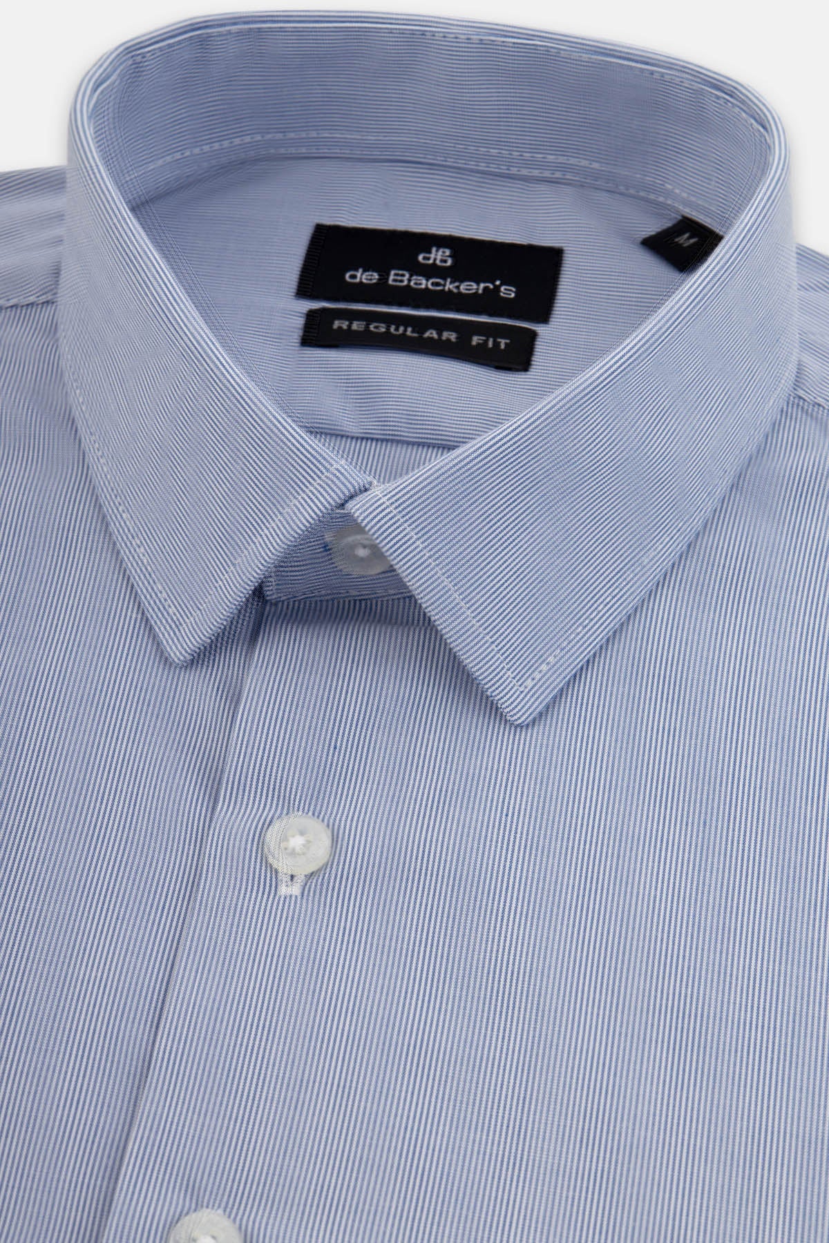 Striped Blue & White Bamboo Classic Shirt