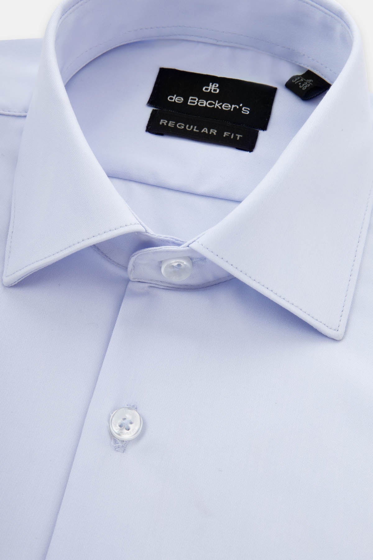 Solid Azureish White Bamboo Classic Shirt - 2