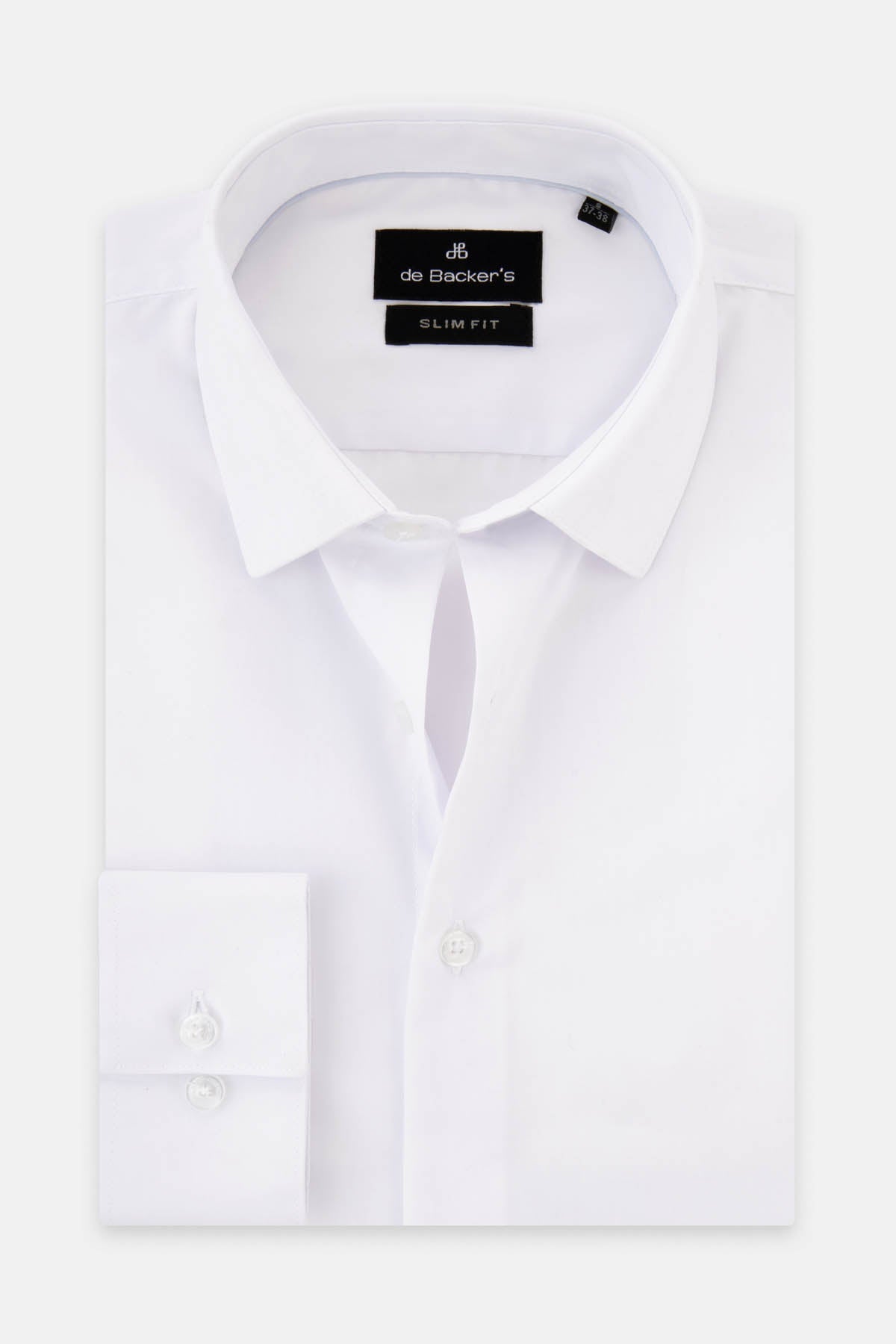 Solid White Dacron Classic Shirt - 1